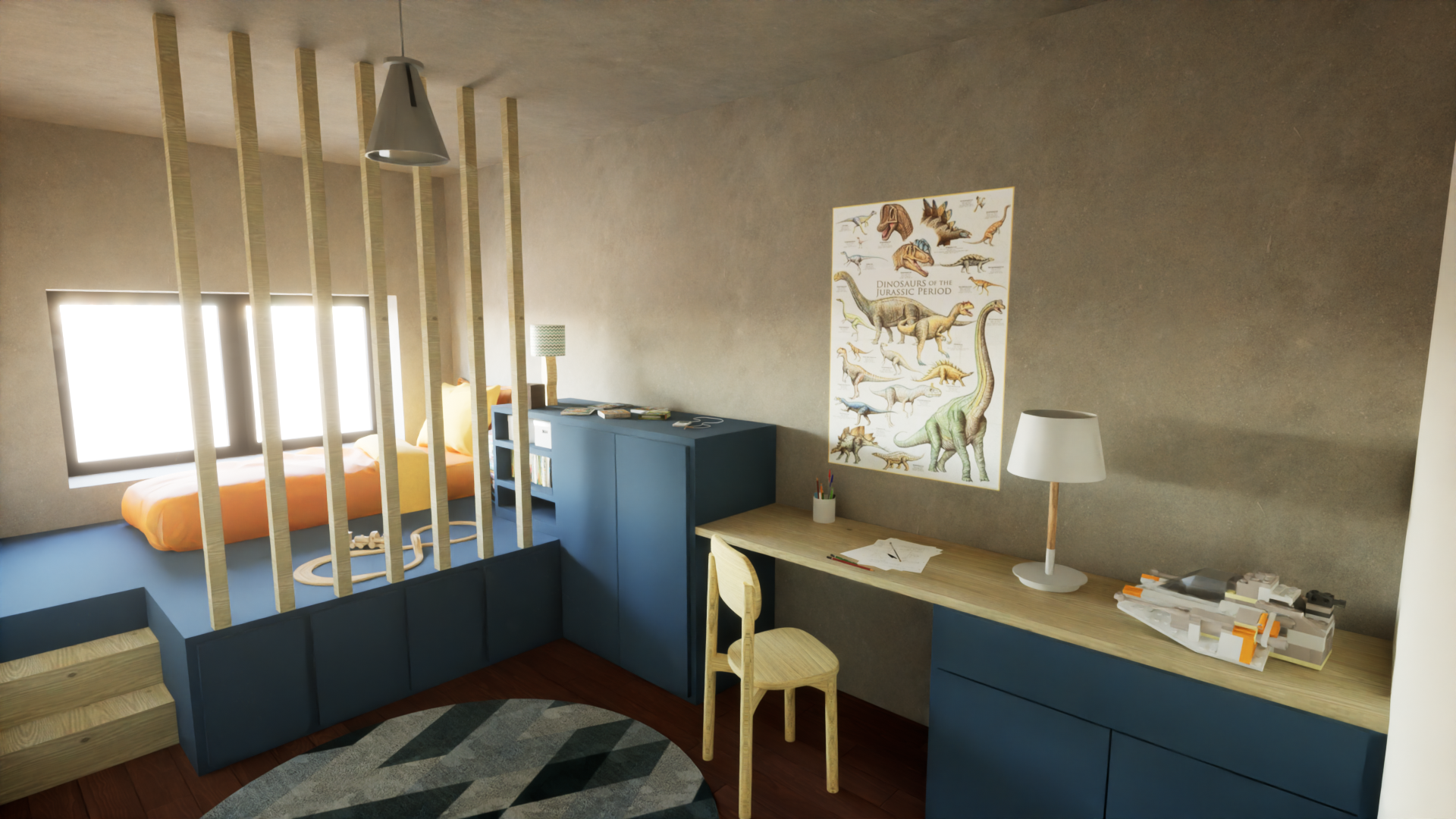 Vue chambre enfant 1 jour