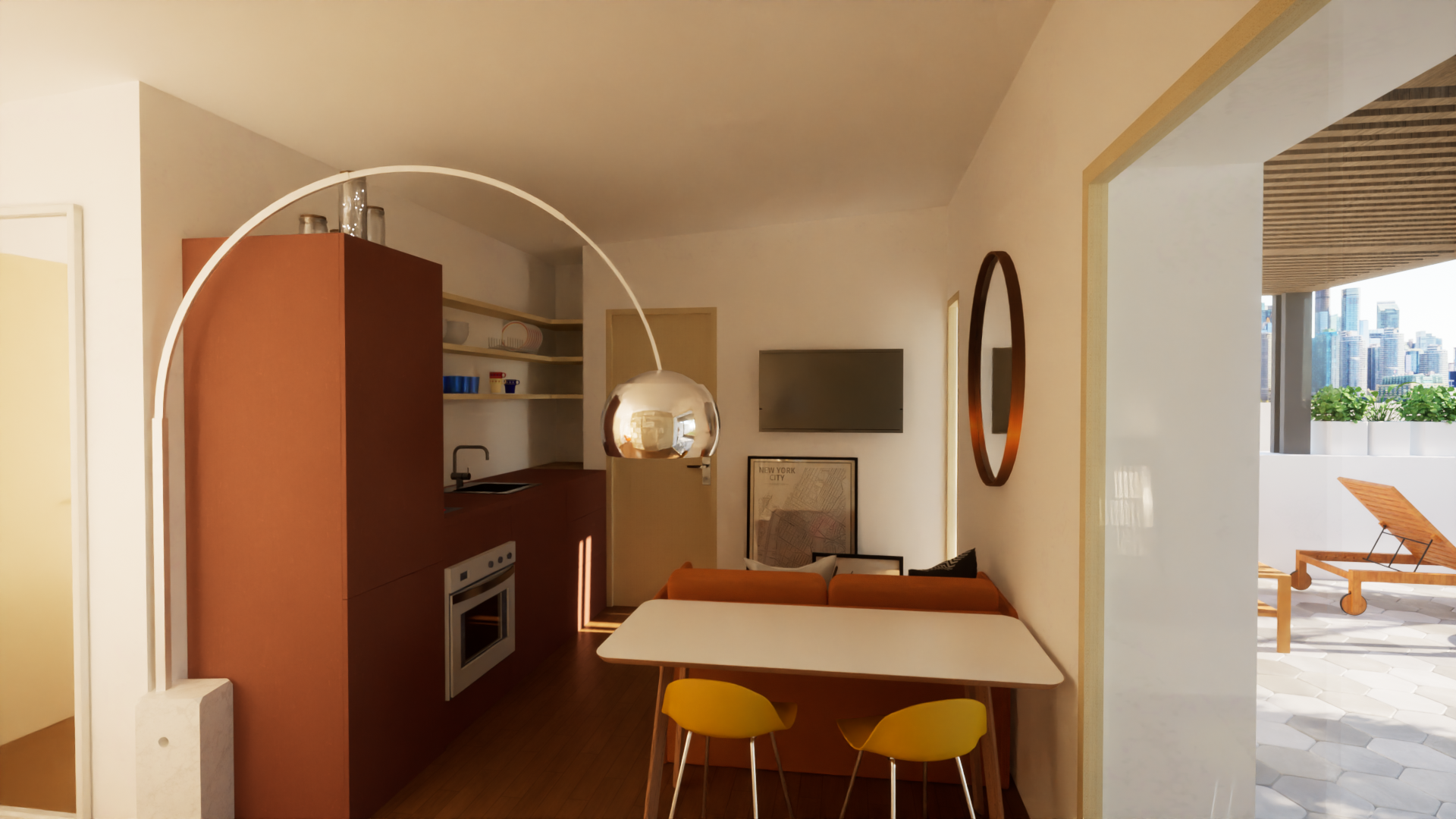 Studio appartement sécable