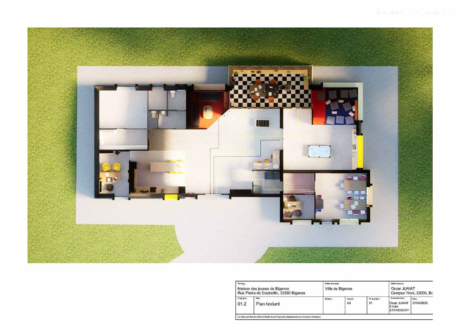 Plan texturé 1/50