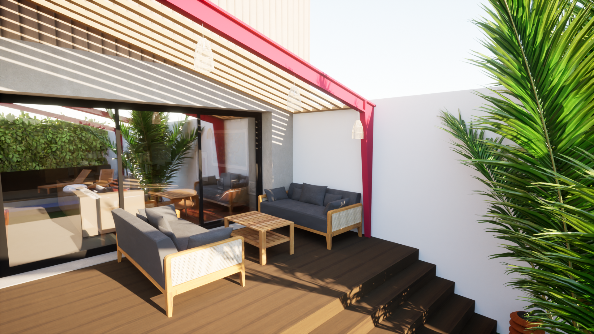 Vue terrasse jour