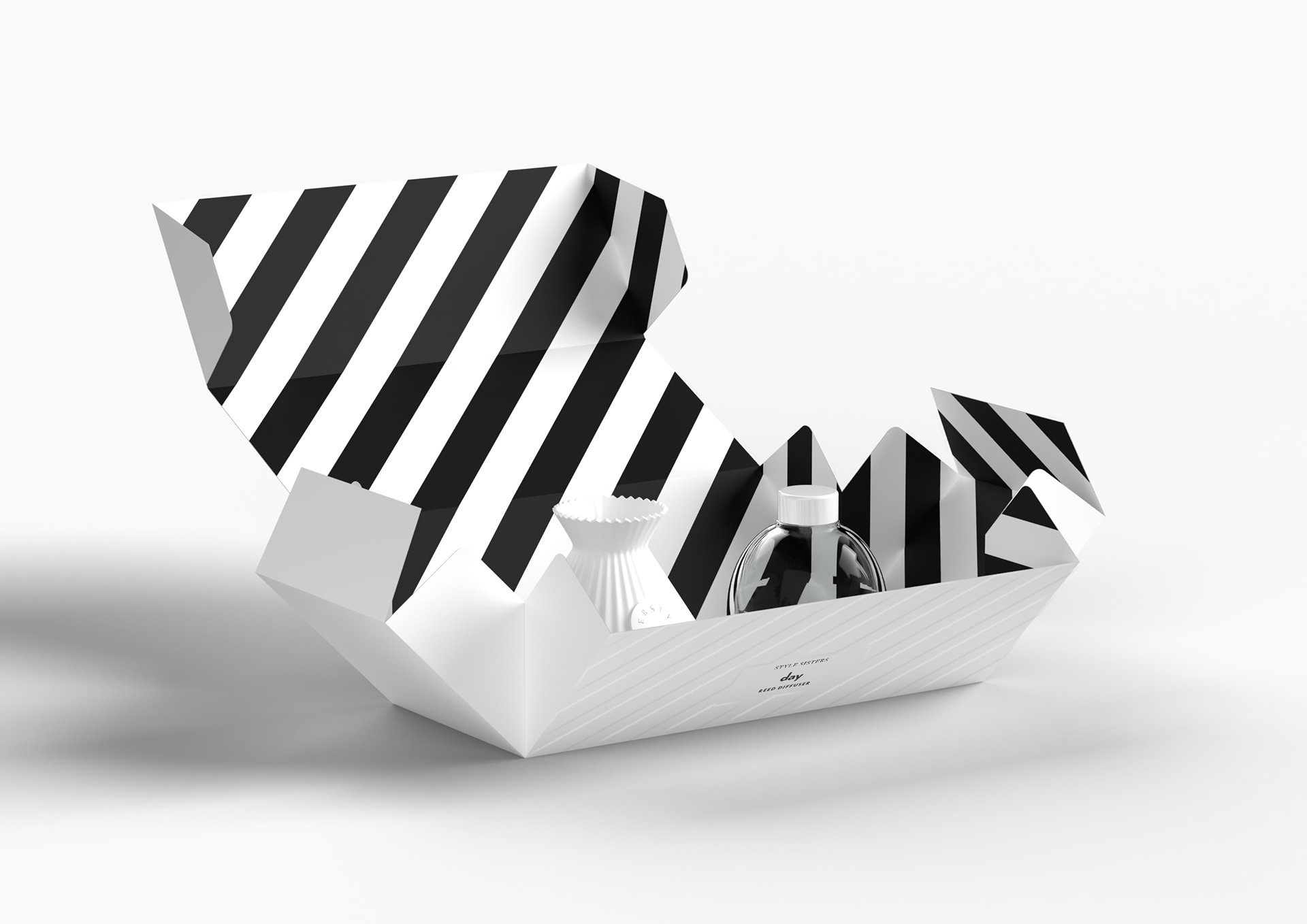 Alternative folding box design