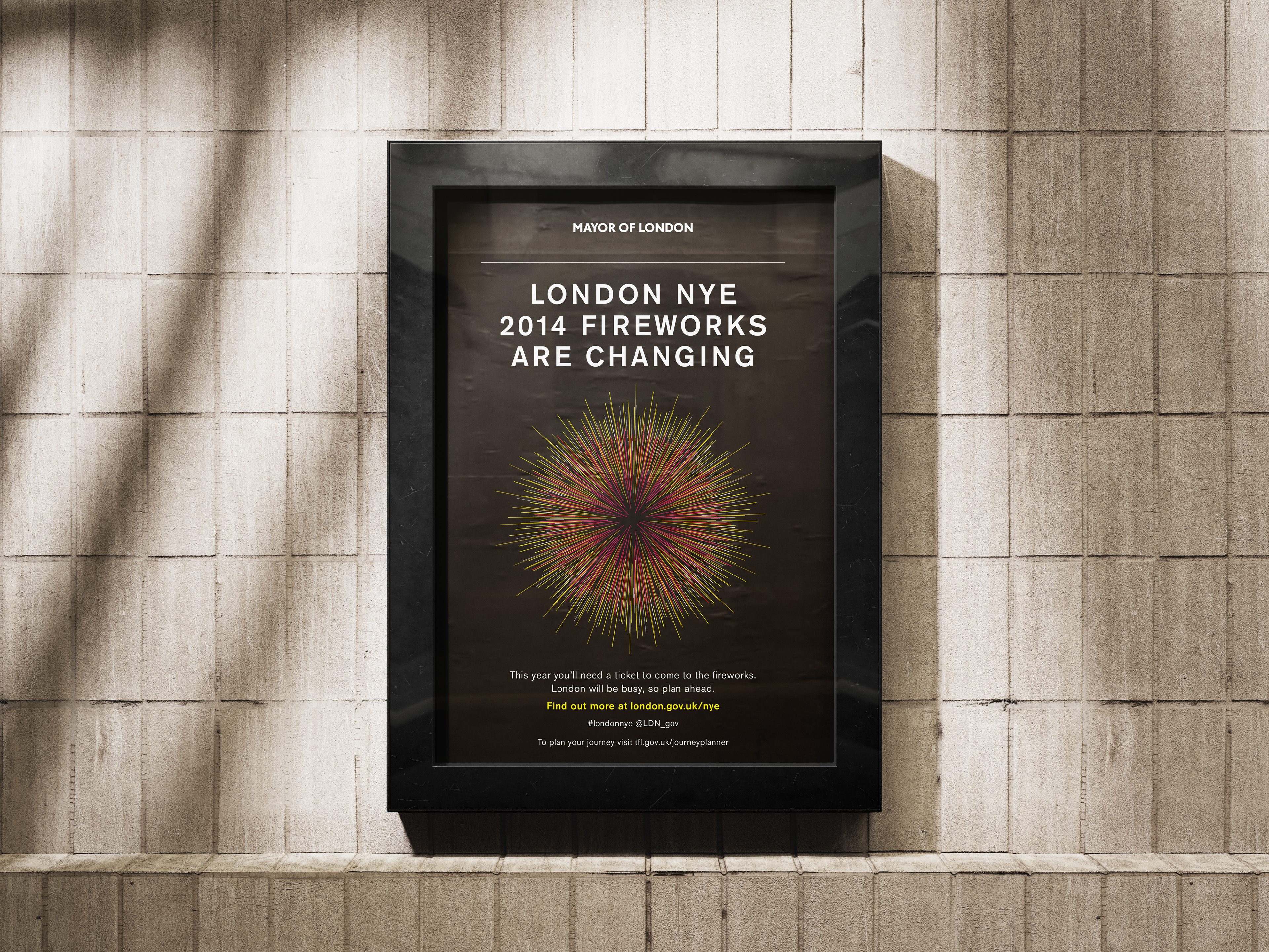 Mayor of London New Year's Eve Fireworks Campaign