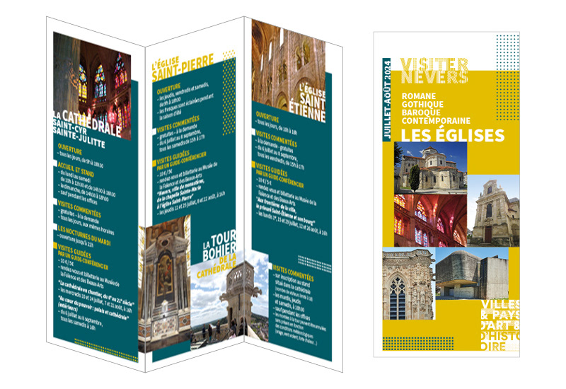 Regards sur la cathédrale de Nevers - dépliant