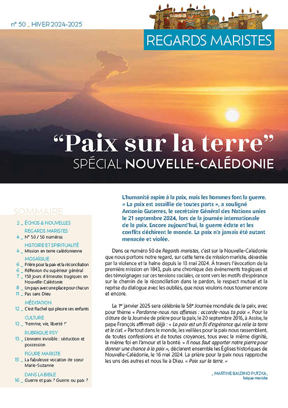 Société de Marie | maquette revue