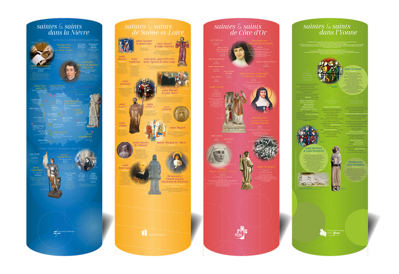 Diocèse de Nevers, Autun, Dijon, Sens-Auxerre | exposition (totems)