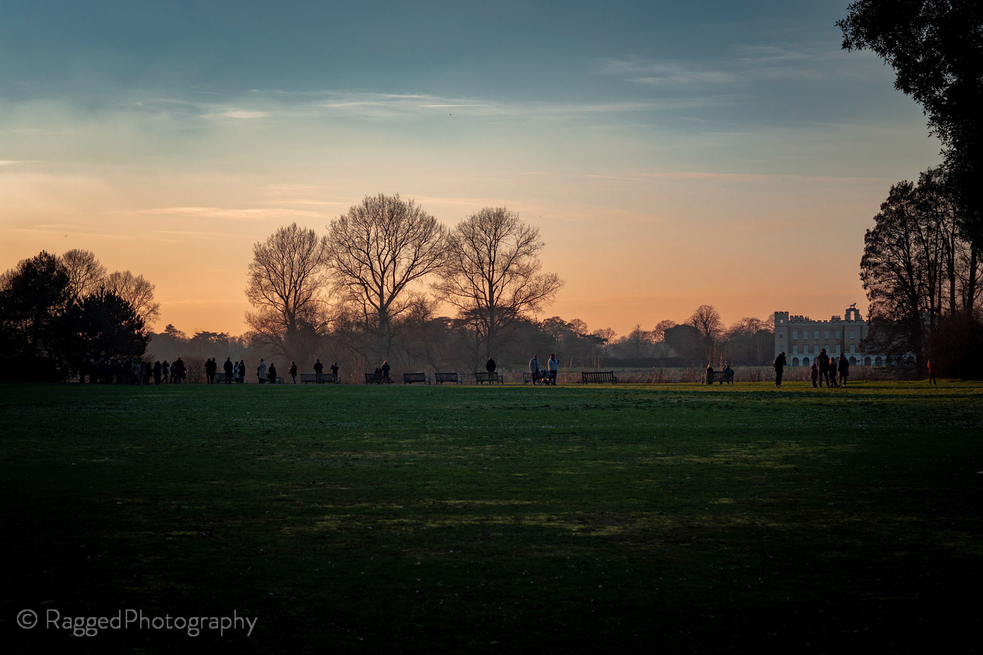 Sunset in Kew Gardens