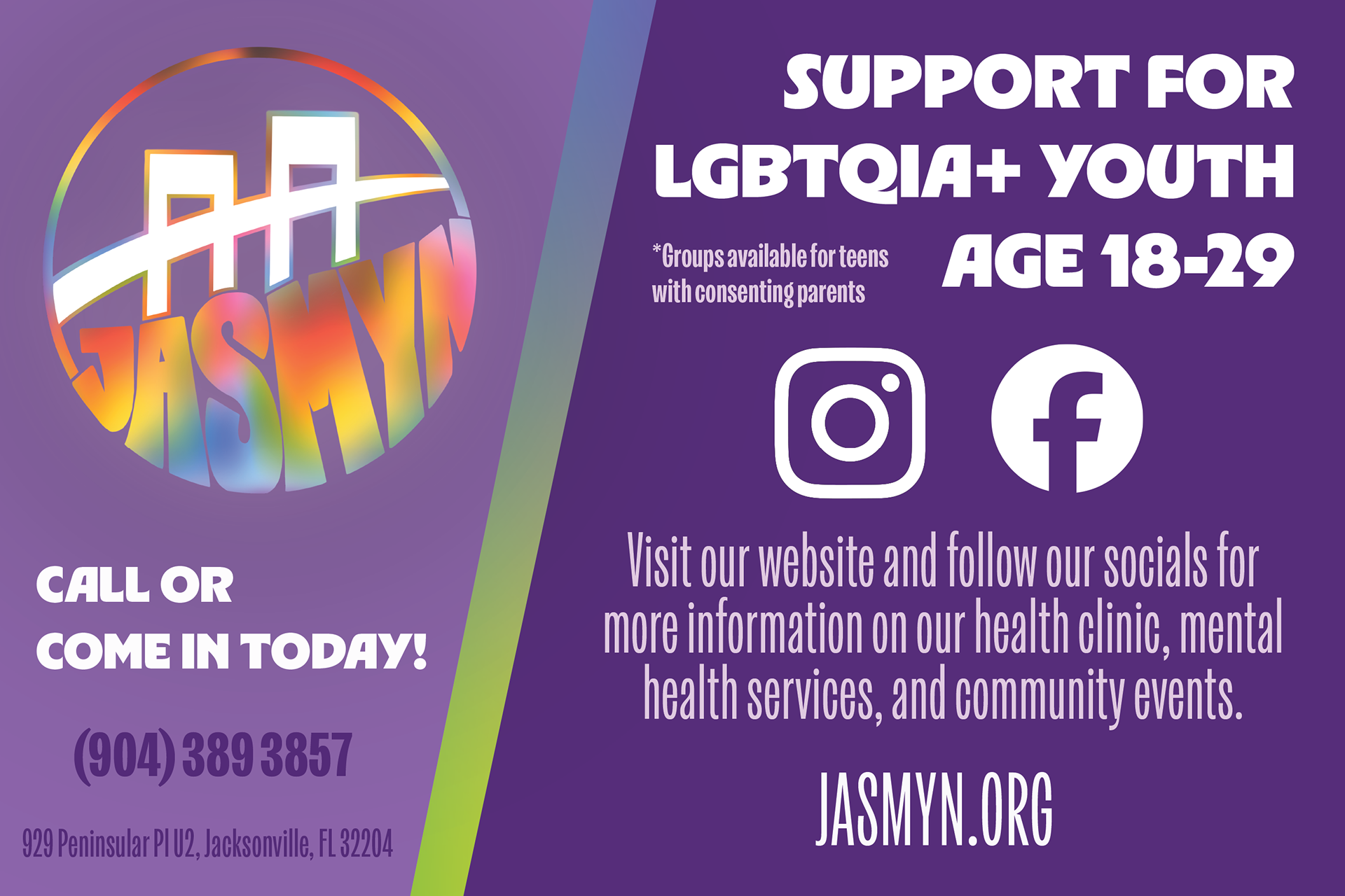 Mailer/flyer (front)