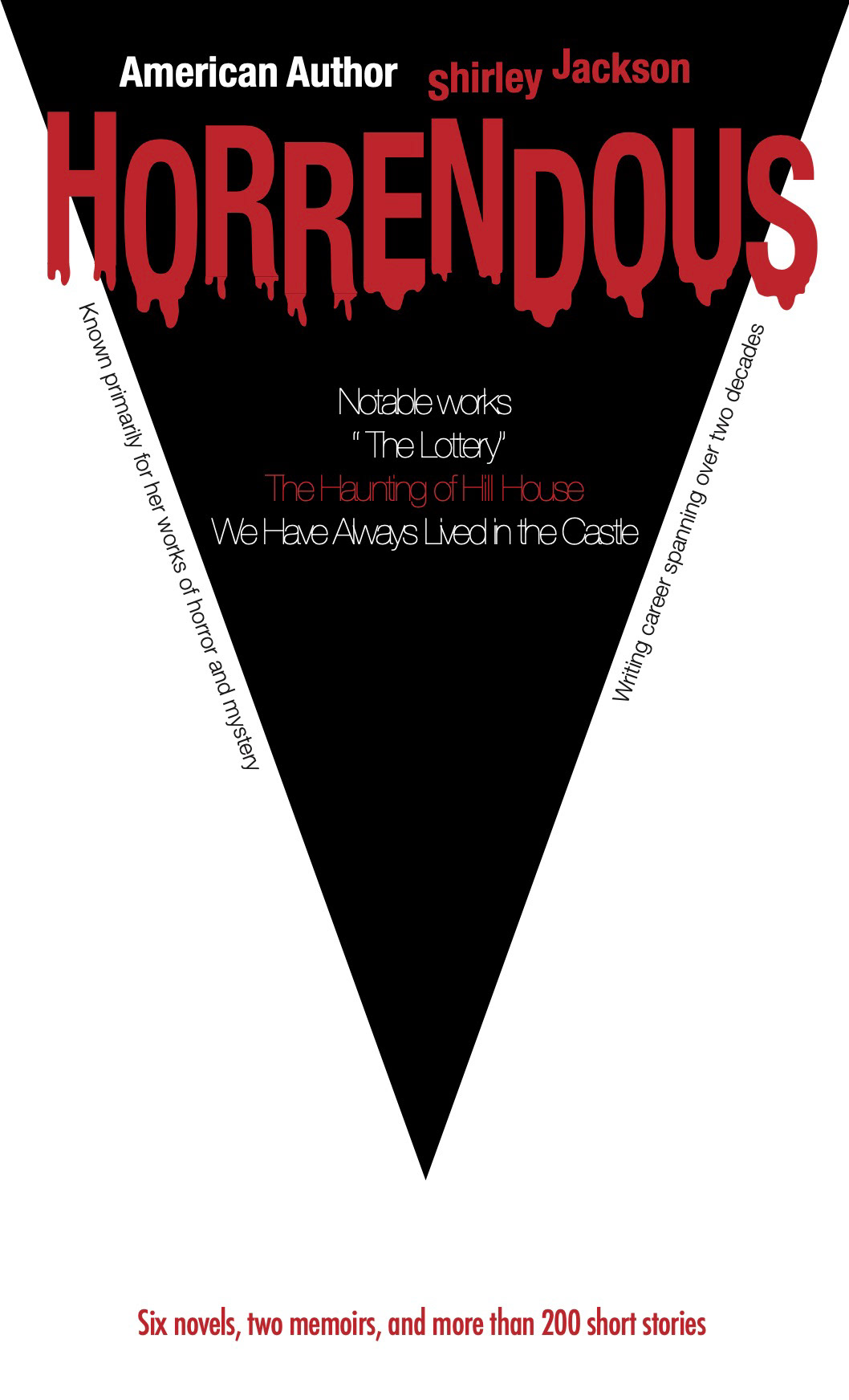 Design created with the criteria to relate a single word to a person.