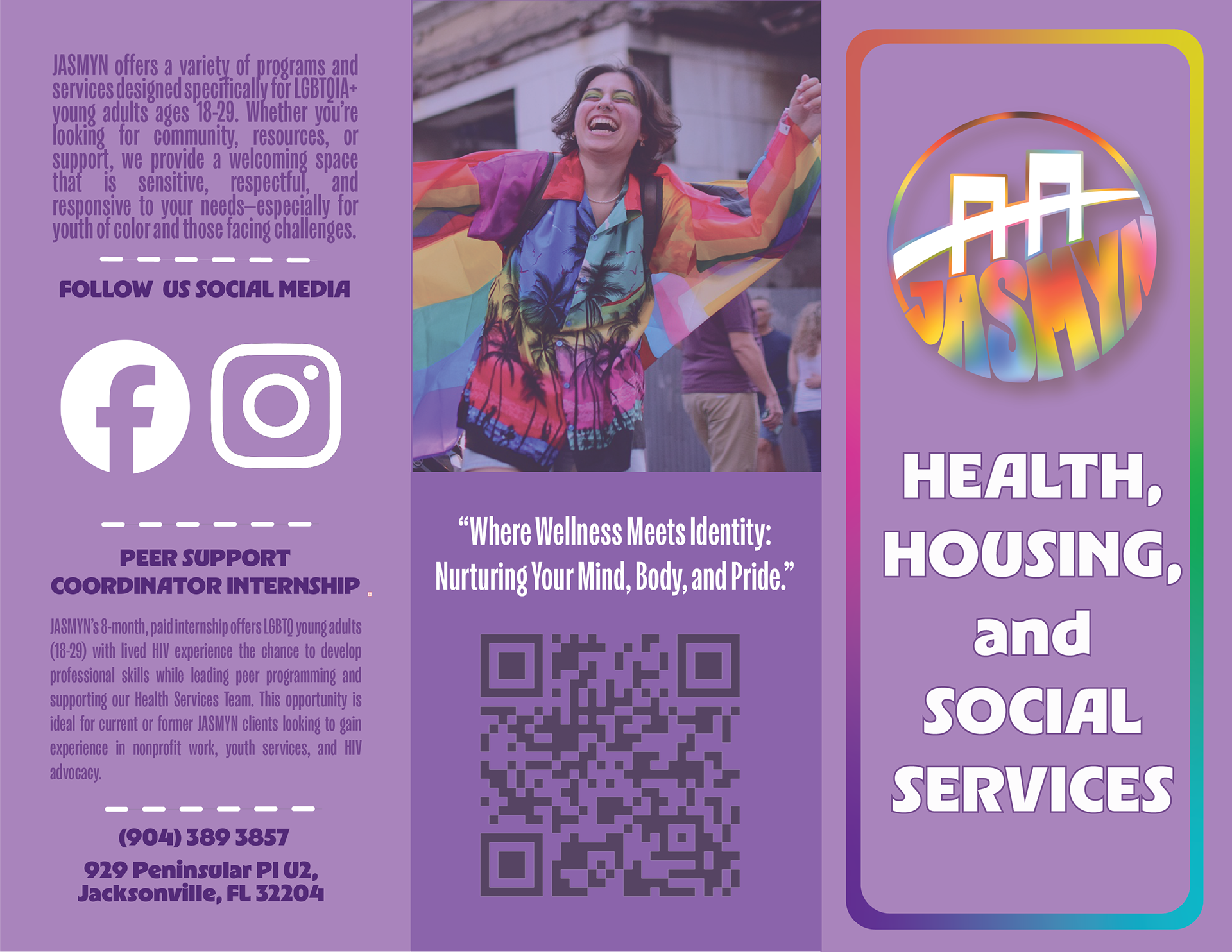 Informational pamphlet (front and back pages)