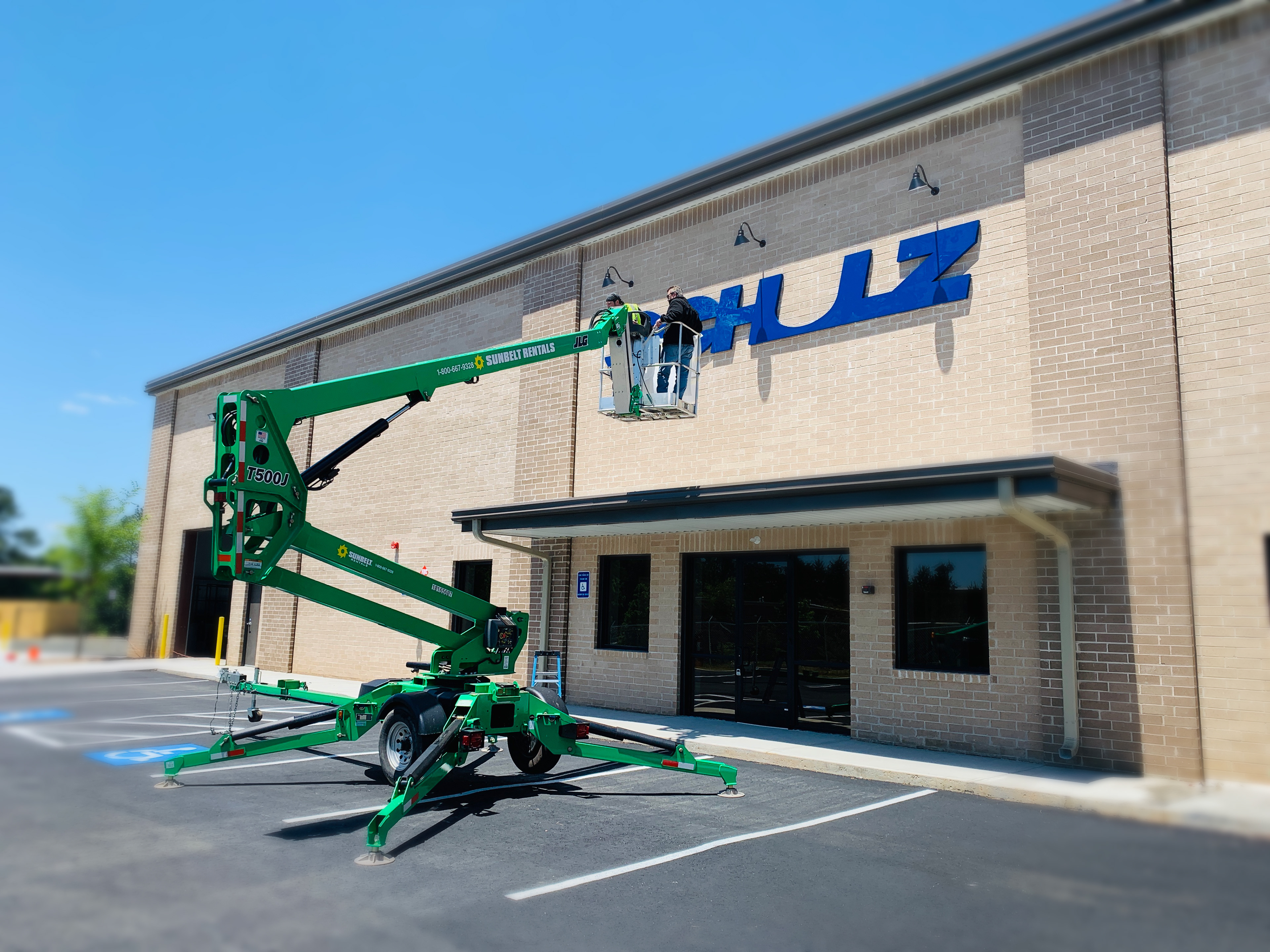 Immerse yourself in the corporate elegance exuded by Schulz of America's Acworth office, accentuated by the meticulously crafted front office sign designed to make a lasting impression.