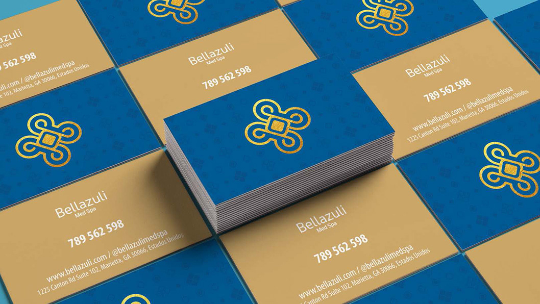 Bellazuli MedSpa Logo: Atlanta's Beauty Redefined - Our design captures the soul of Bellazuli, creating a timeless logo that embodies the city's spirit of wellness.