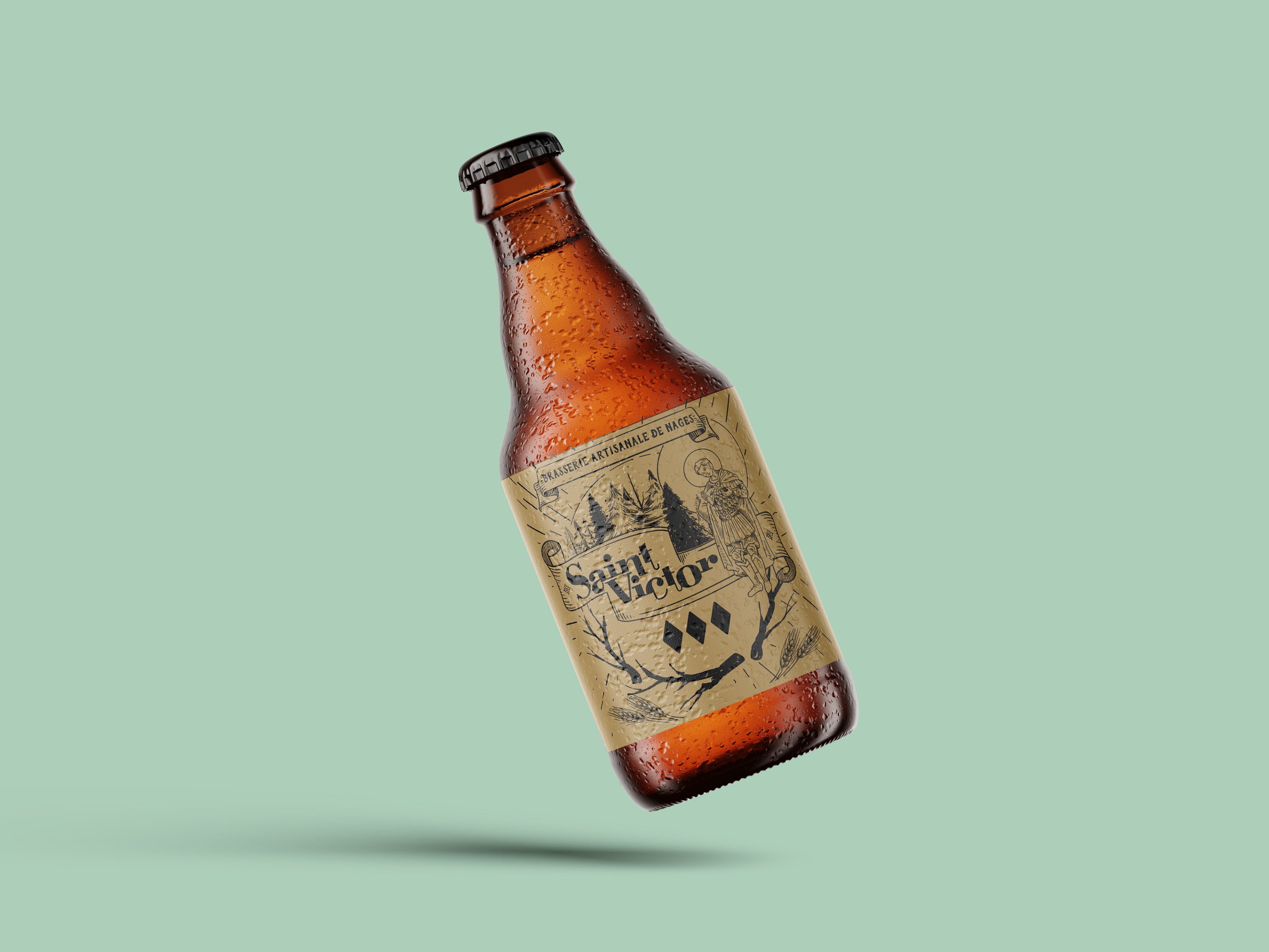 Design illustré pour une brasserie artisanale
