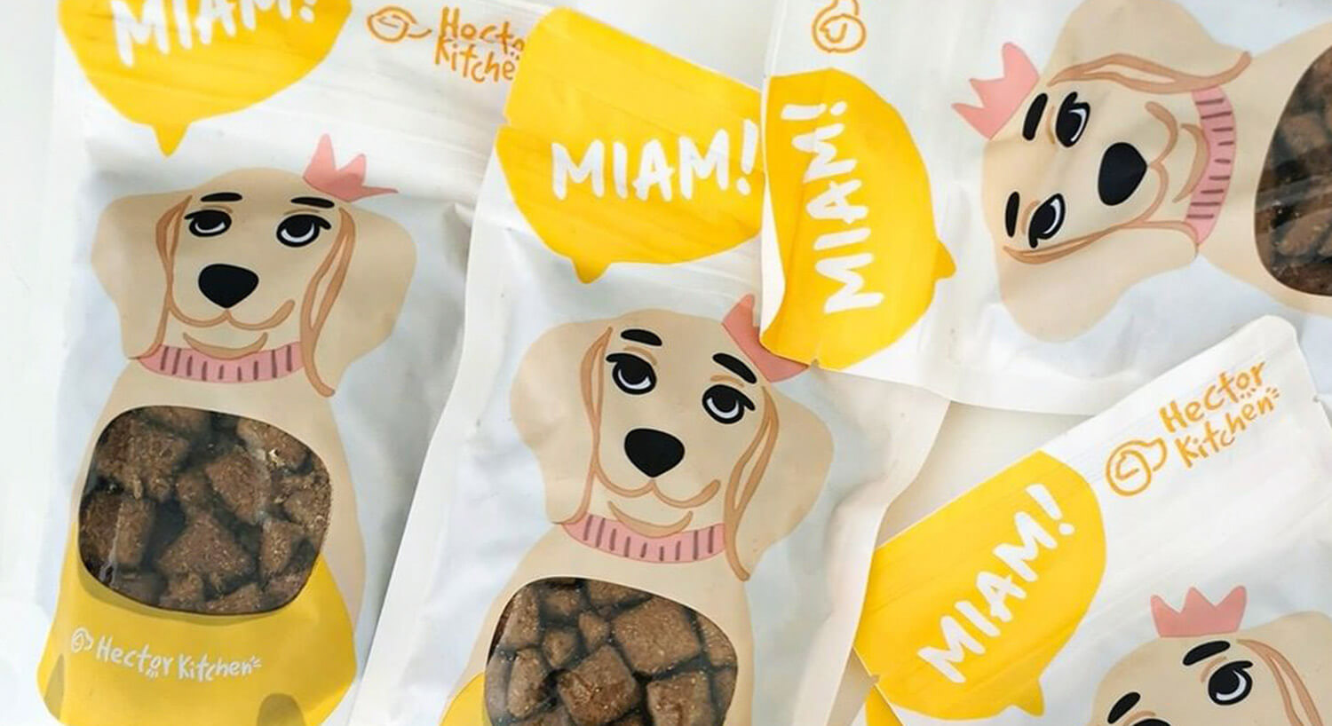 dog treats, illustrations and package design by Tatiana Vovchek