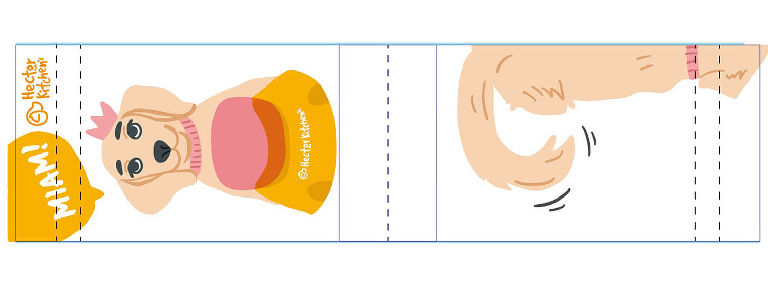 dog treats, illustrations and package design by Tatiana Vovchek