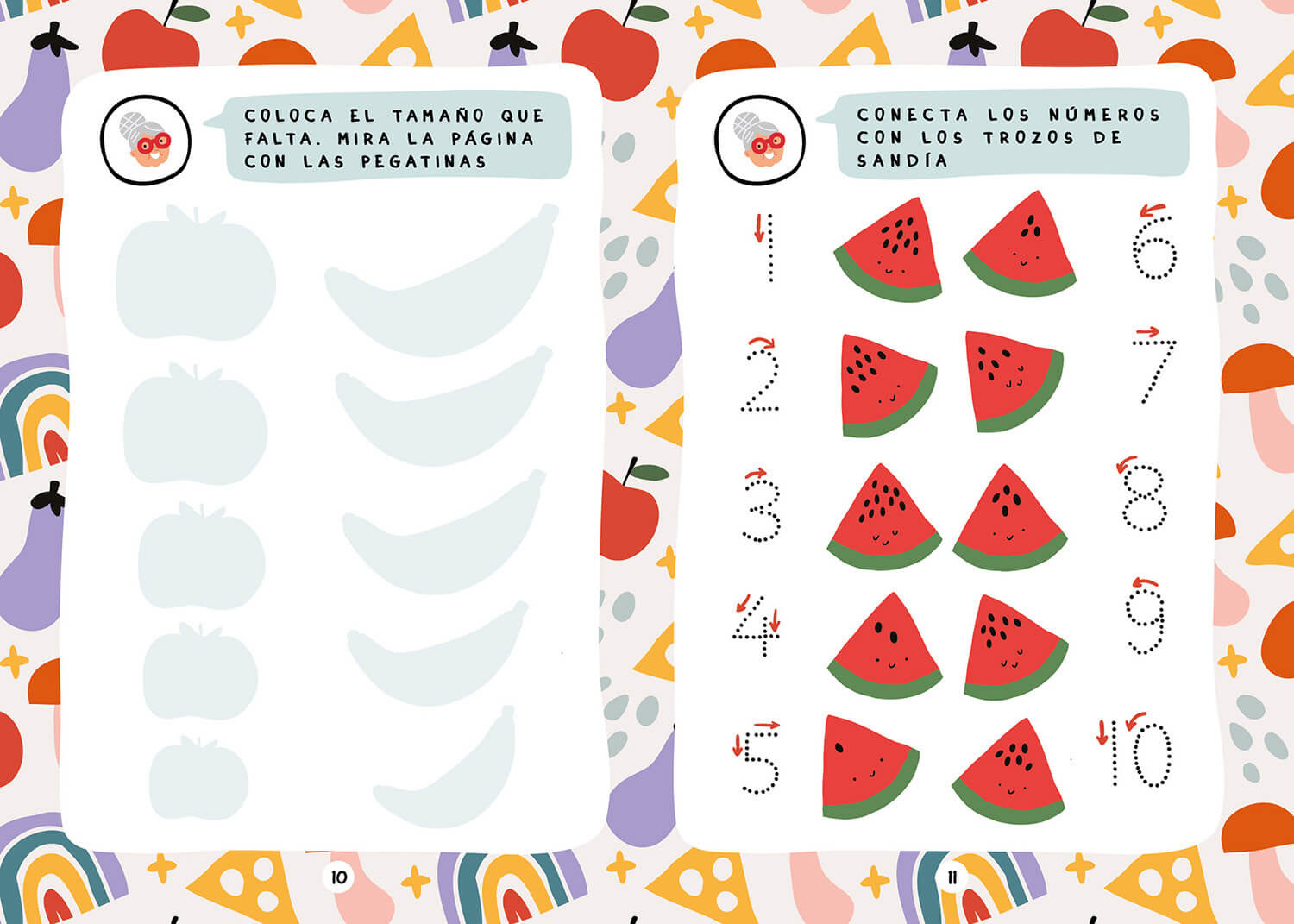 activity book for children to practice numbers, colors by Tatiana Vovchek