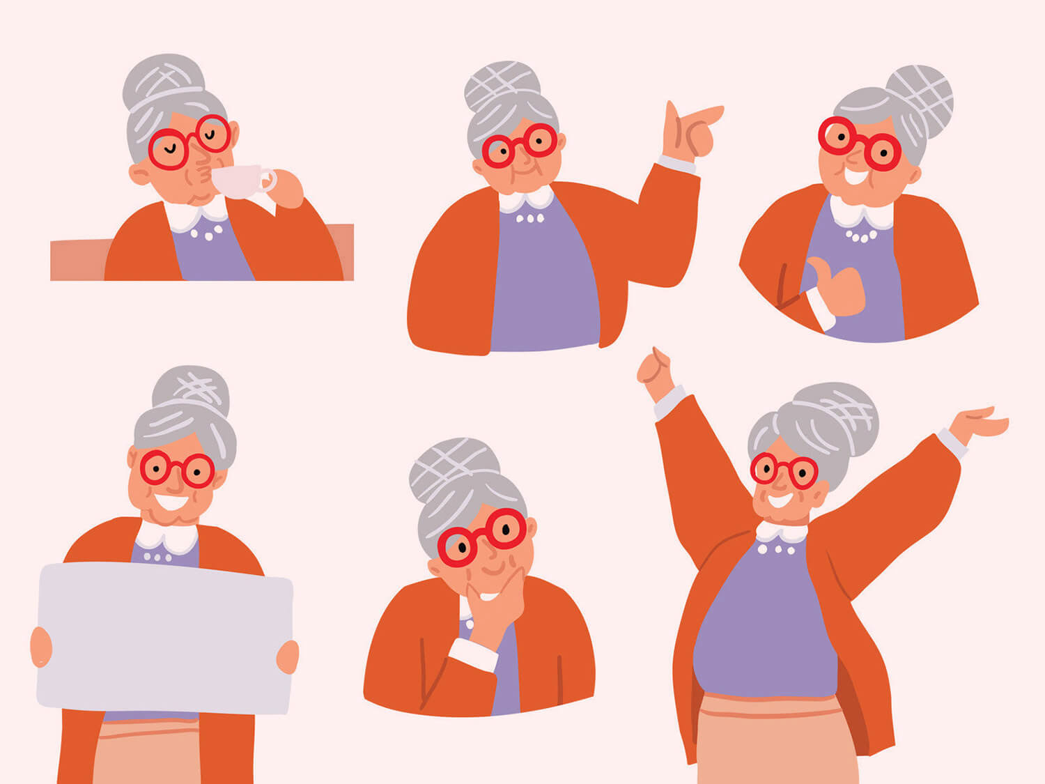 Frau Hilda, logo. character design and illustrations by Tatiana Vovchek