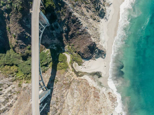 Bridge Over Rocky Coastline 1