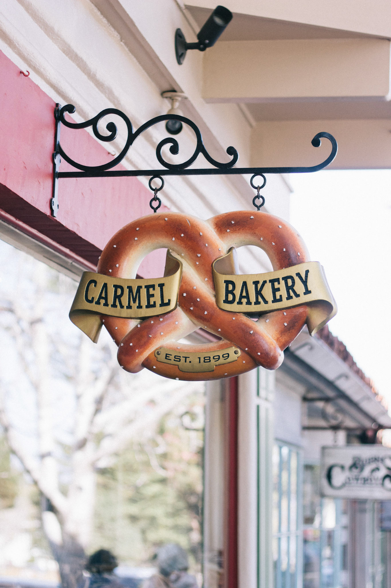 Bakery Sign with Pretzel Design