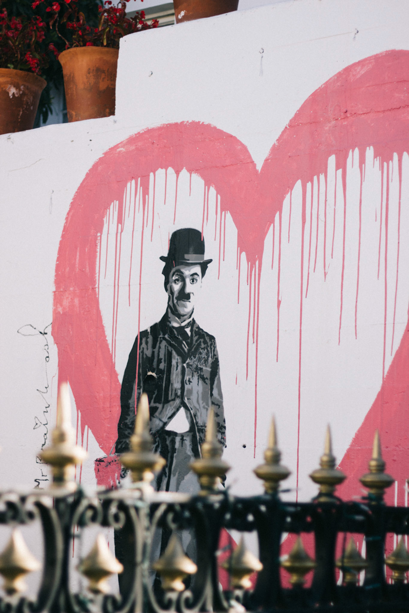 Street Art of Charlie Chaplin
