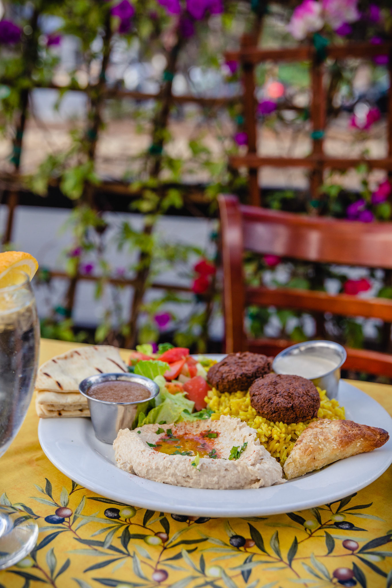 MediterraneanMeal on Outdoor Table