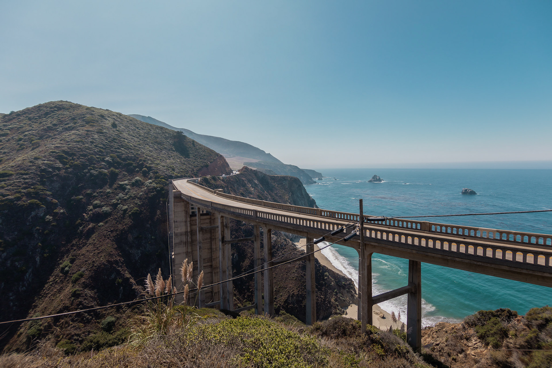 CoastalBridge Over Cliffs