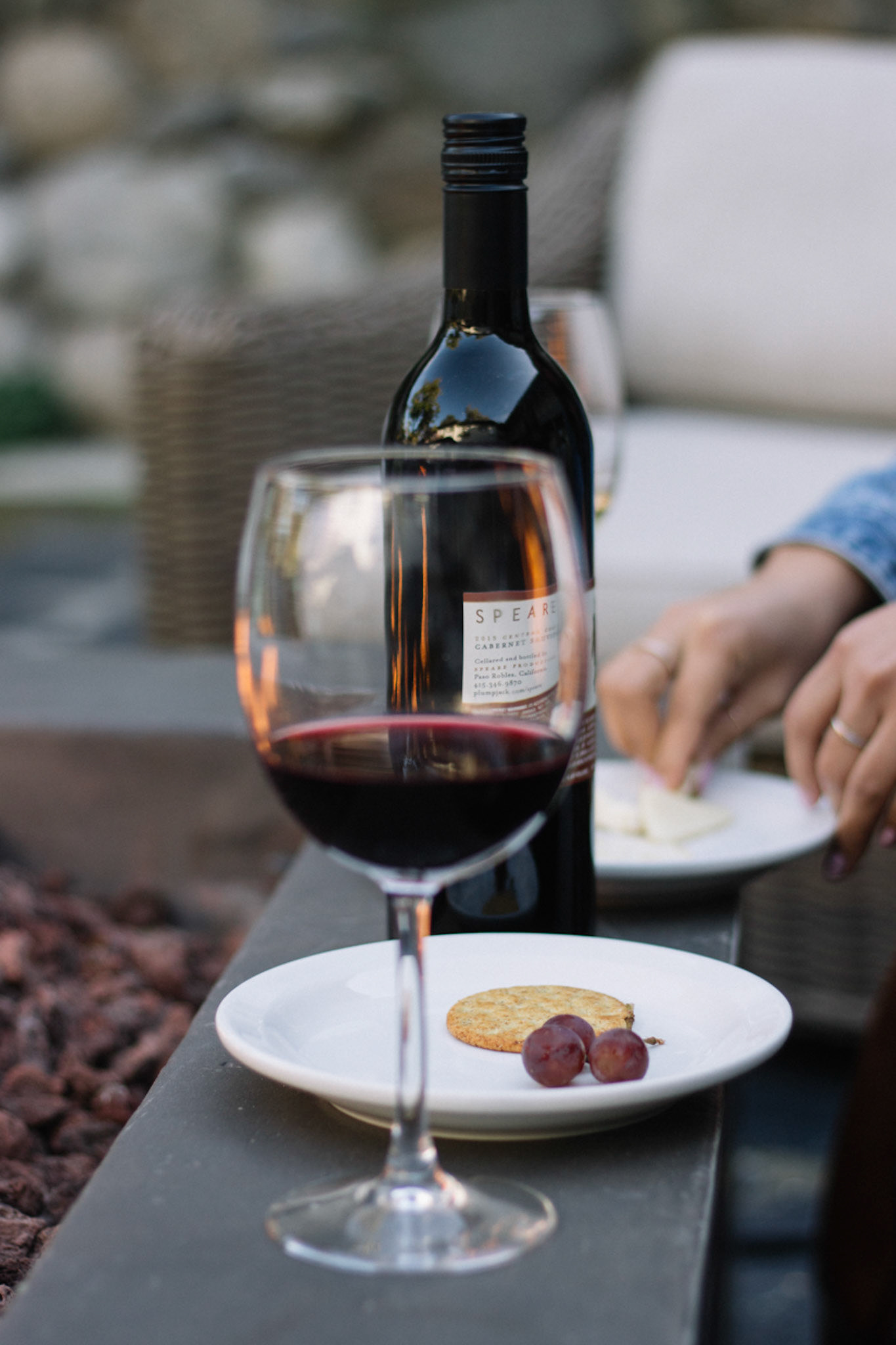 Wine Glass &amp; Bottle Snacks