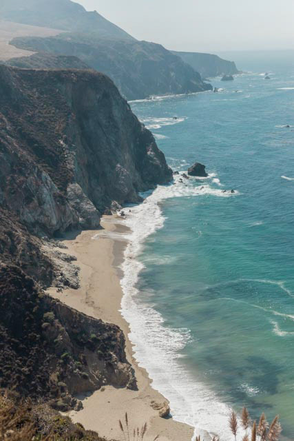 Cliffs &amp; Beach Coastline Scene