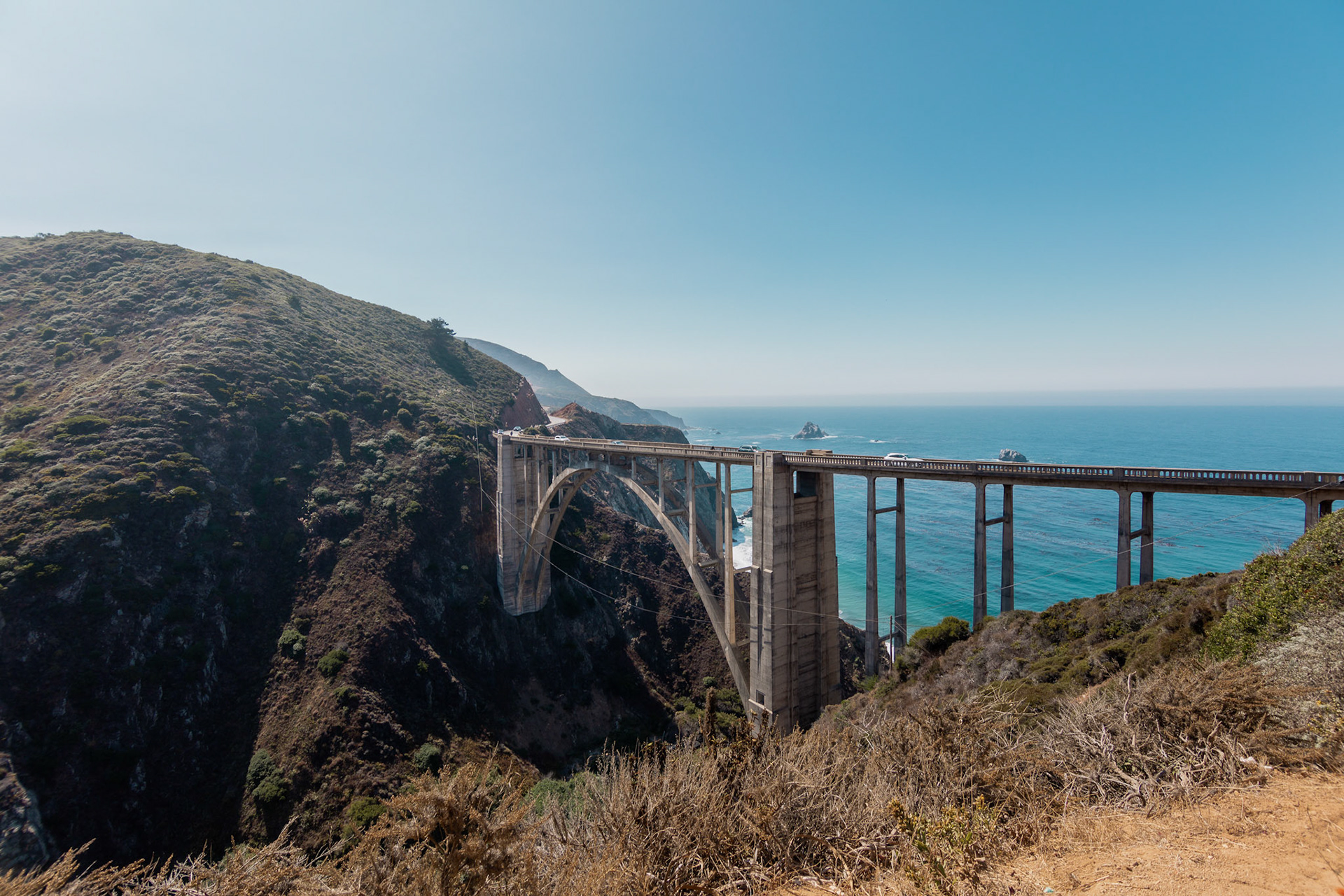 CoastalBridge Over Cliffs 1