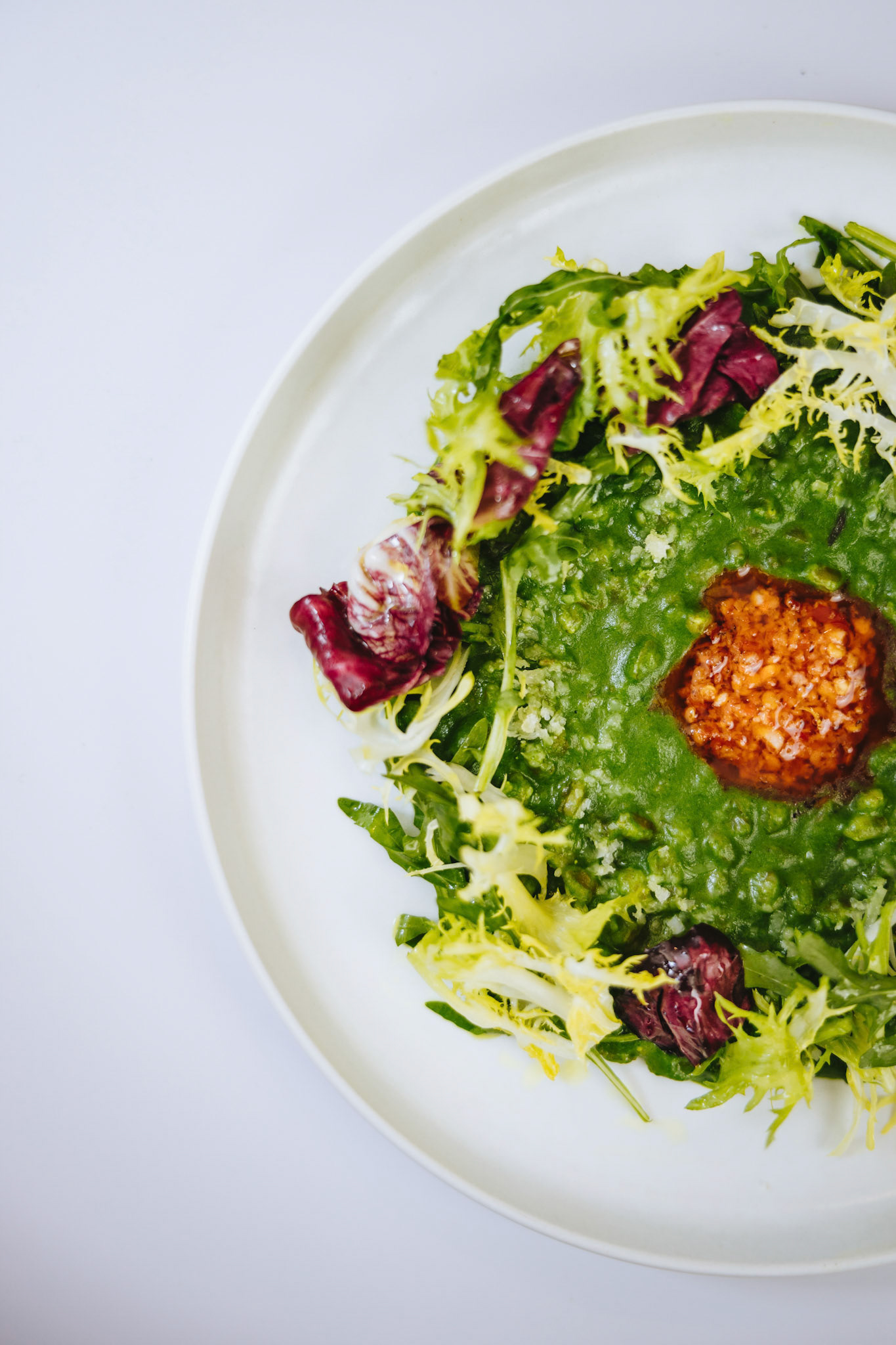 Salad with Meatball &amp; Greens