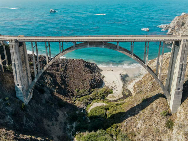 Bridge Over a Coastal Canyon 1