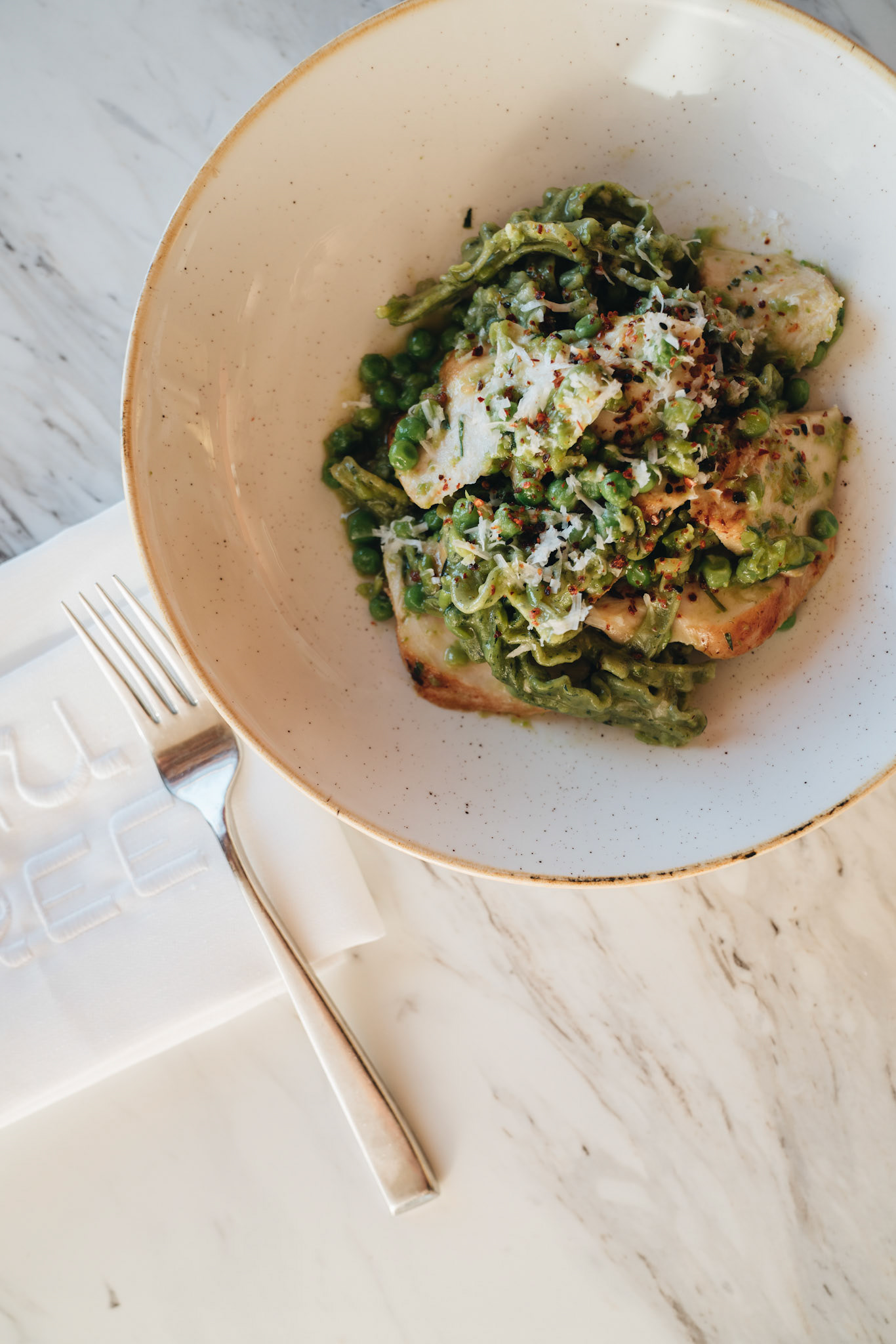 Creamy Pasta with Green Vegetables