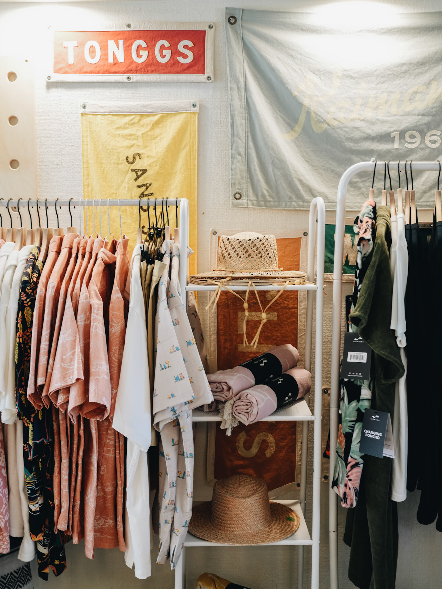 Clothing Store Display with Hats