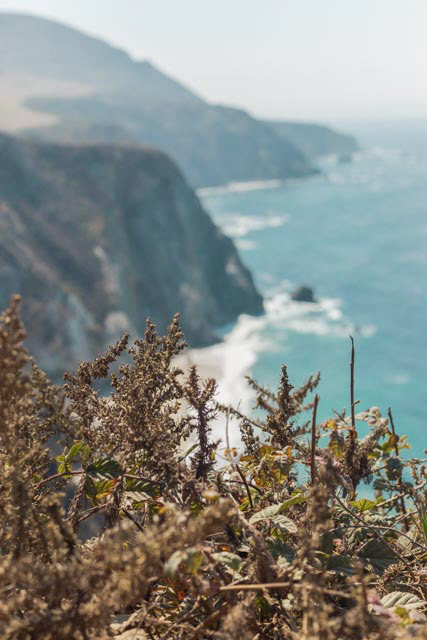 Cliffs Overlooking Ocean Coastline