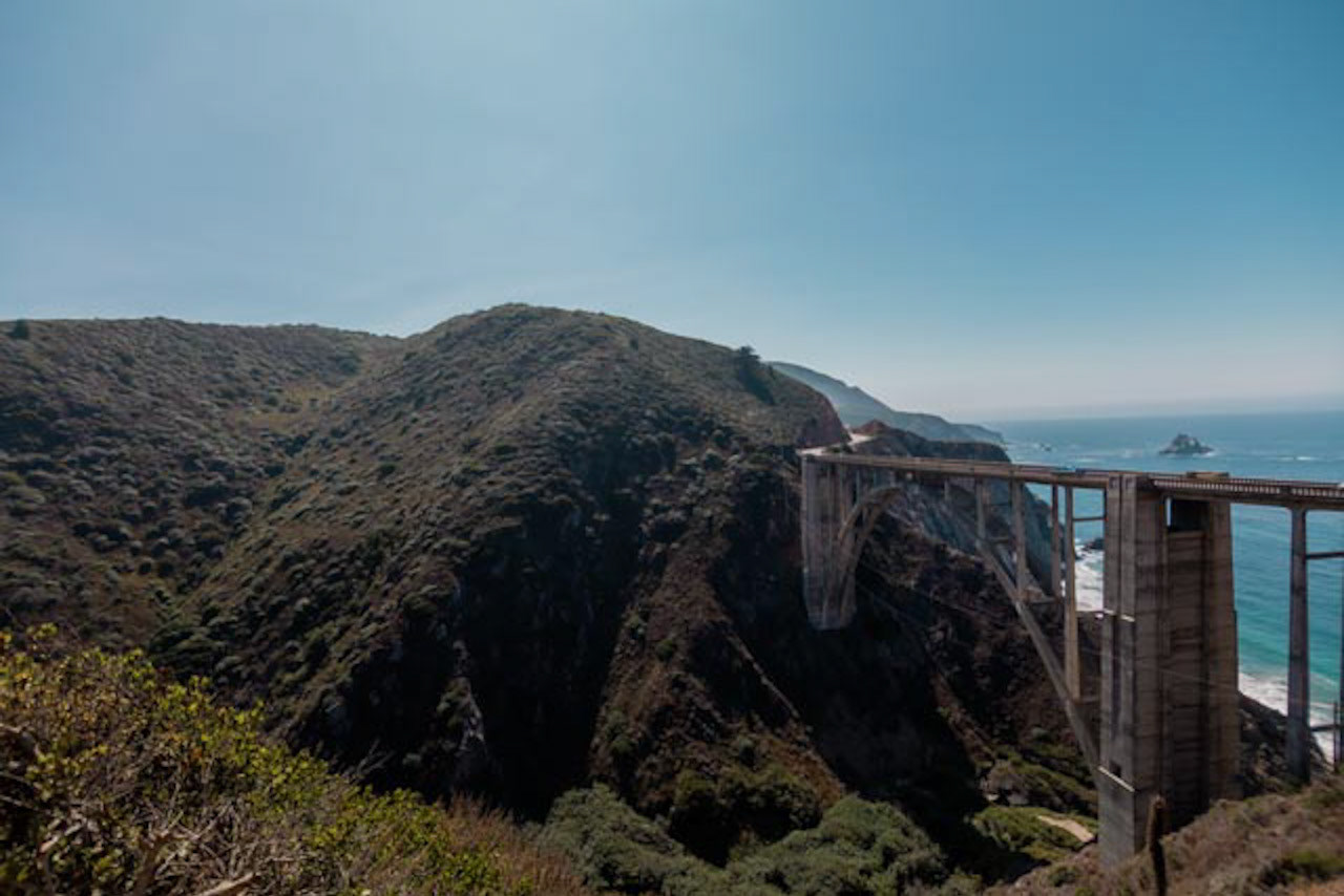 Bridge Over Coastal Cliffs 1