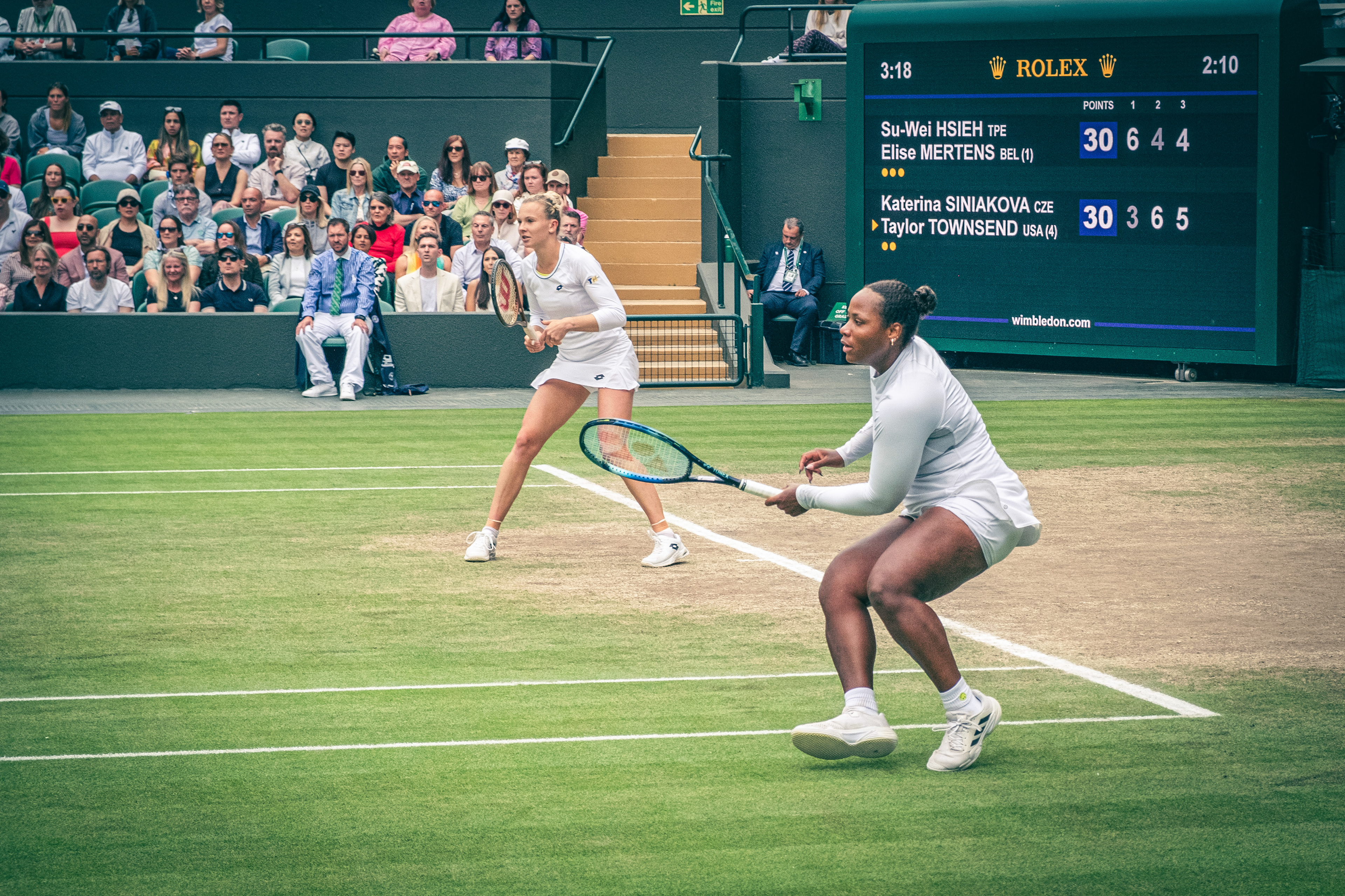 Katerina Siniakova and Taylor Townsend