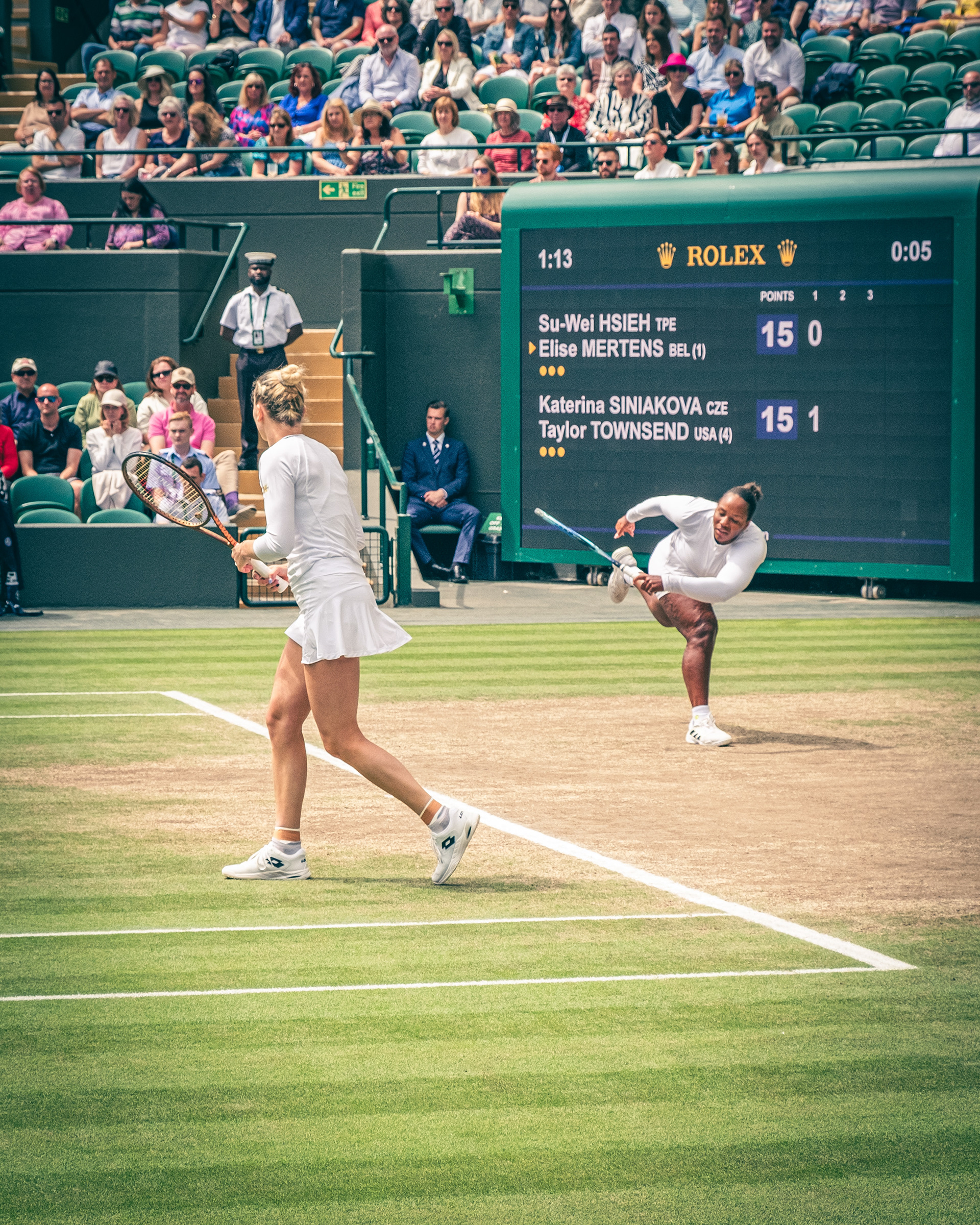 Katerina Siniakova and Taylor Townsend