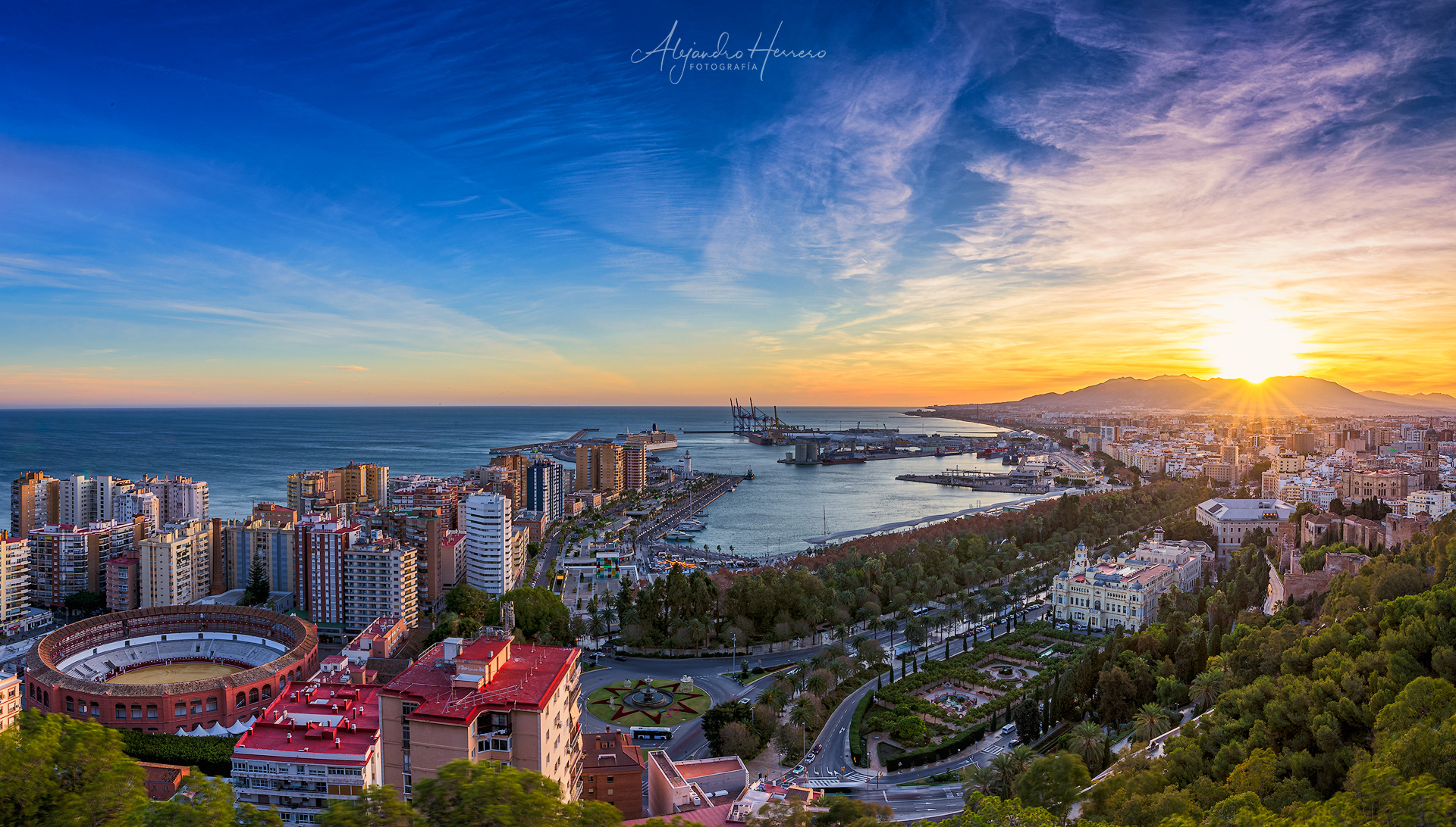 Málaga desde Gibralfaro