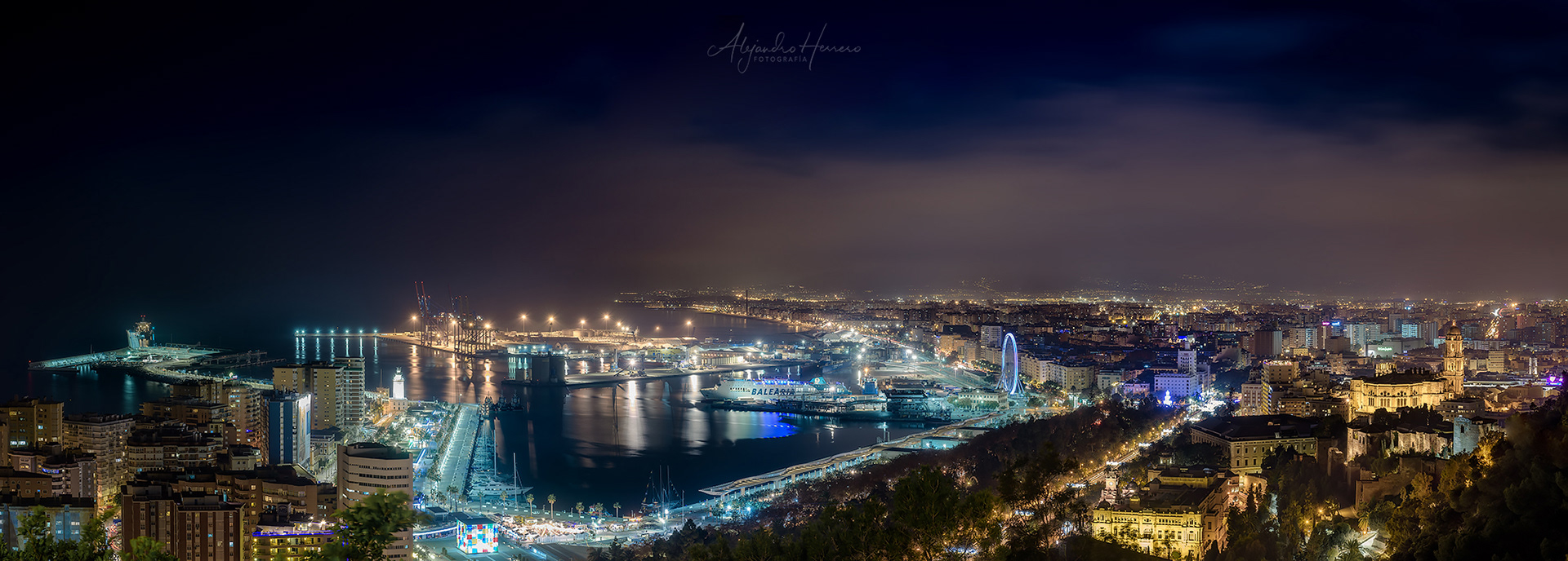 Málaga desde Gibralfaro