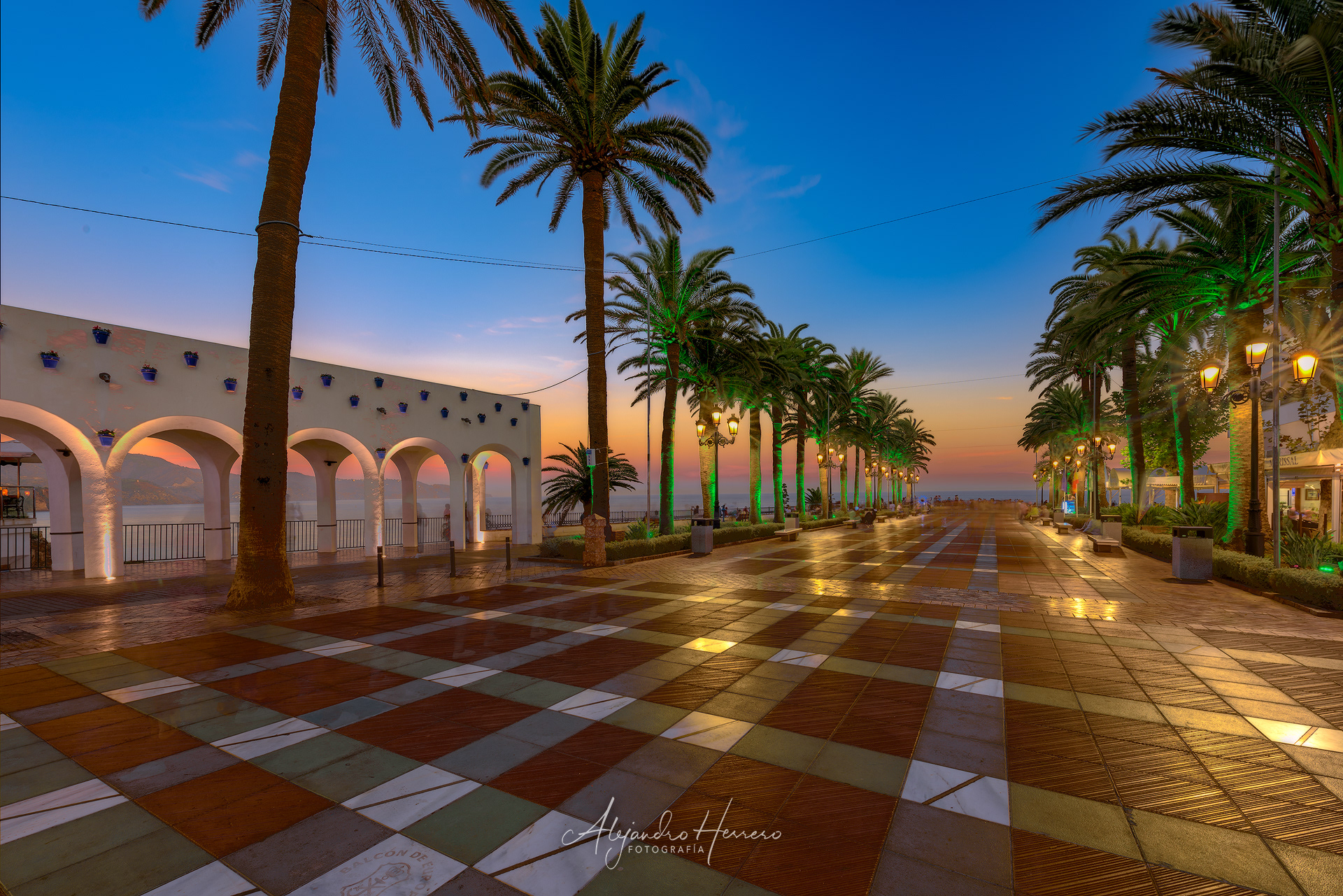 Nerja- Atardecer Balcón de Europa
