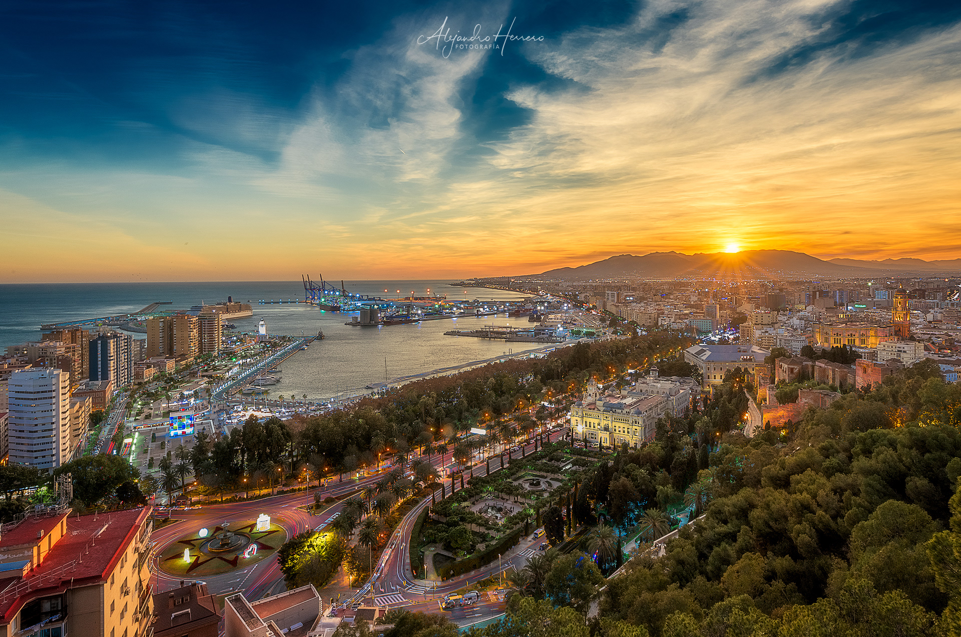Málaga desde Gibralfaro