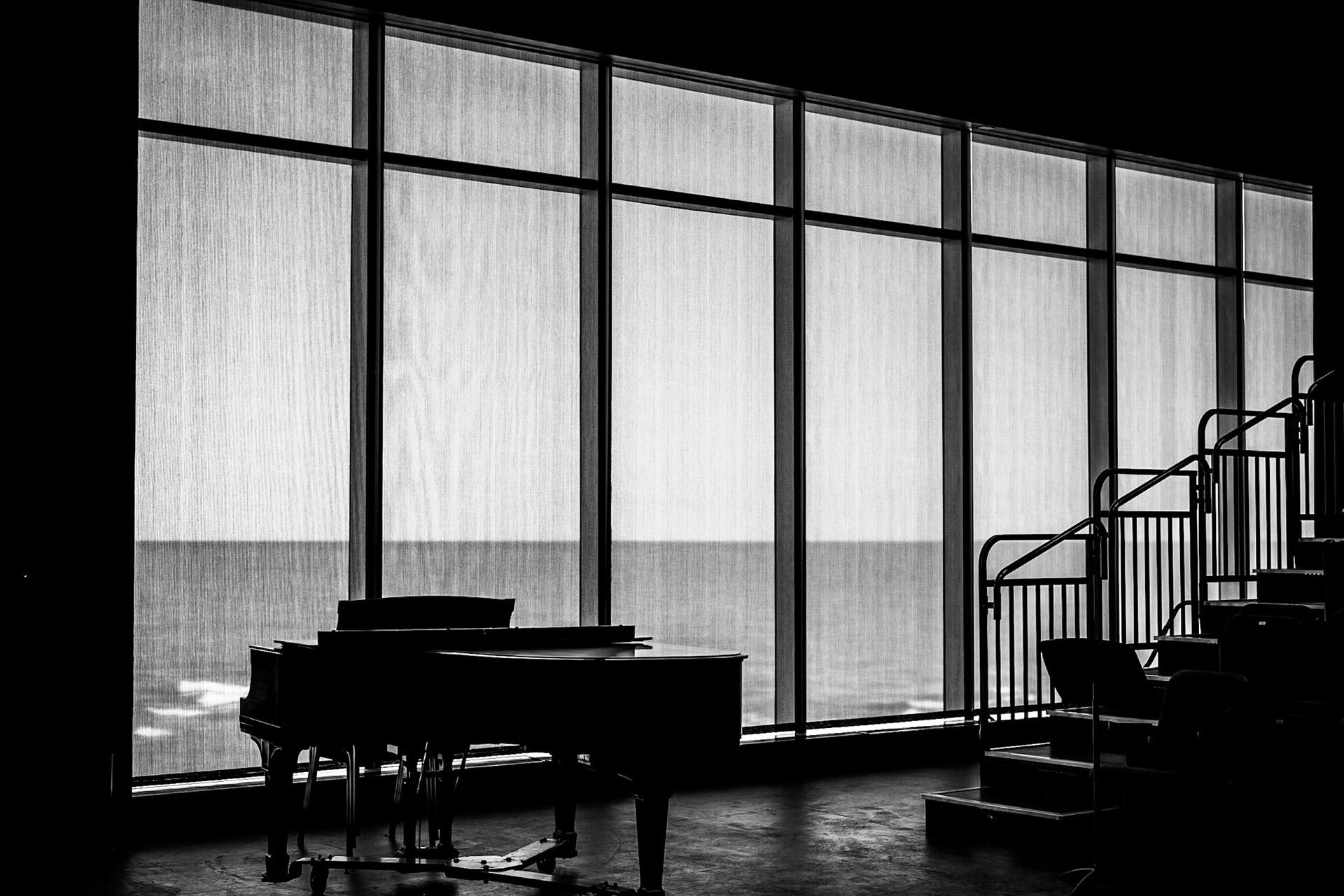 The opera practice room at Northwestern University.