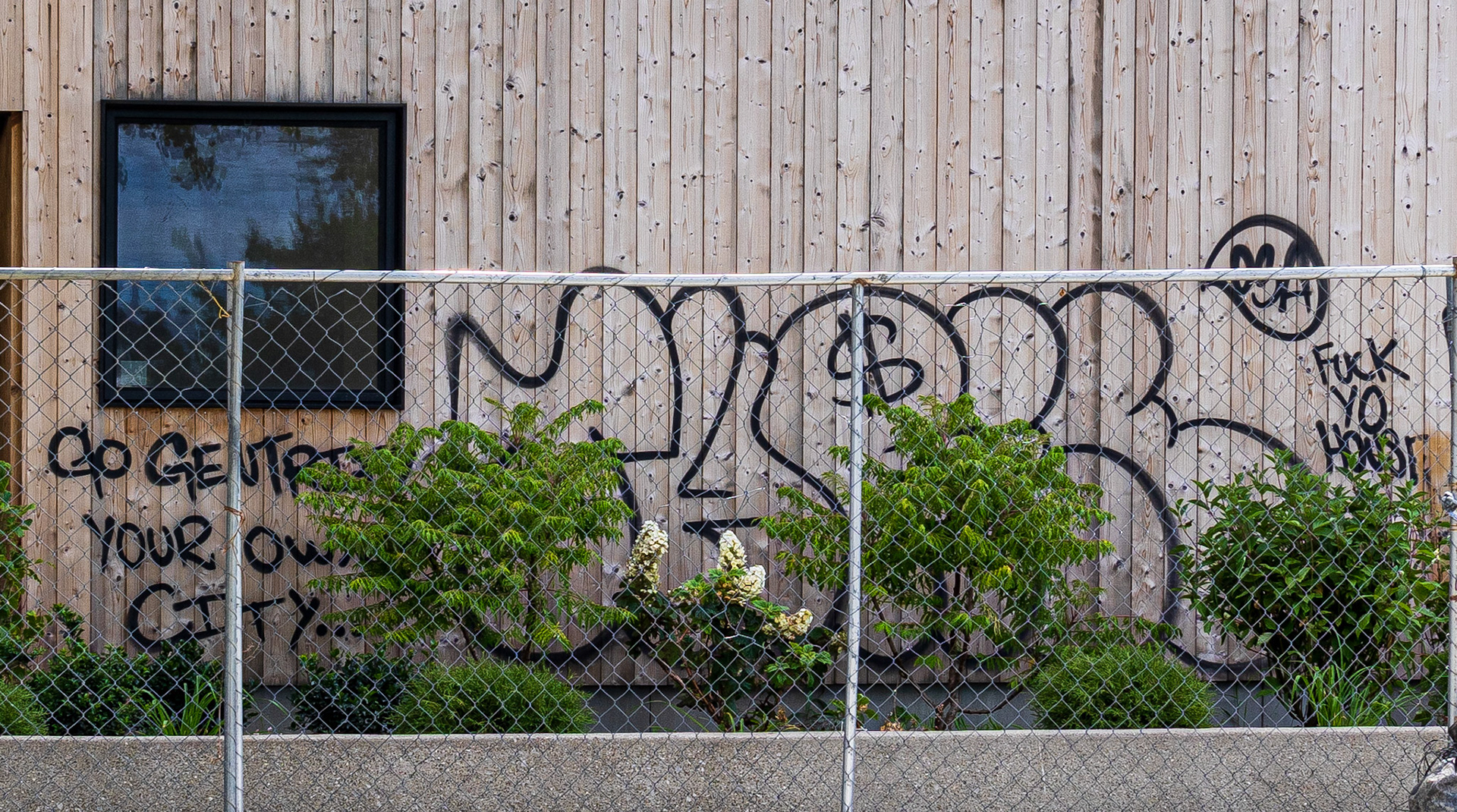 "Go gentrify your own city."
