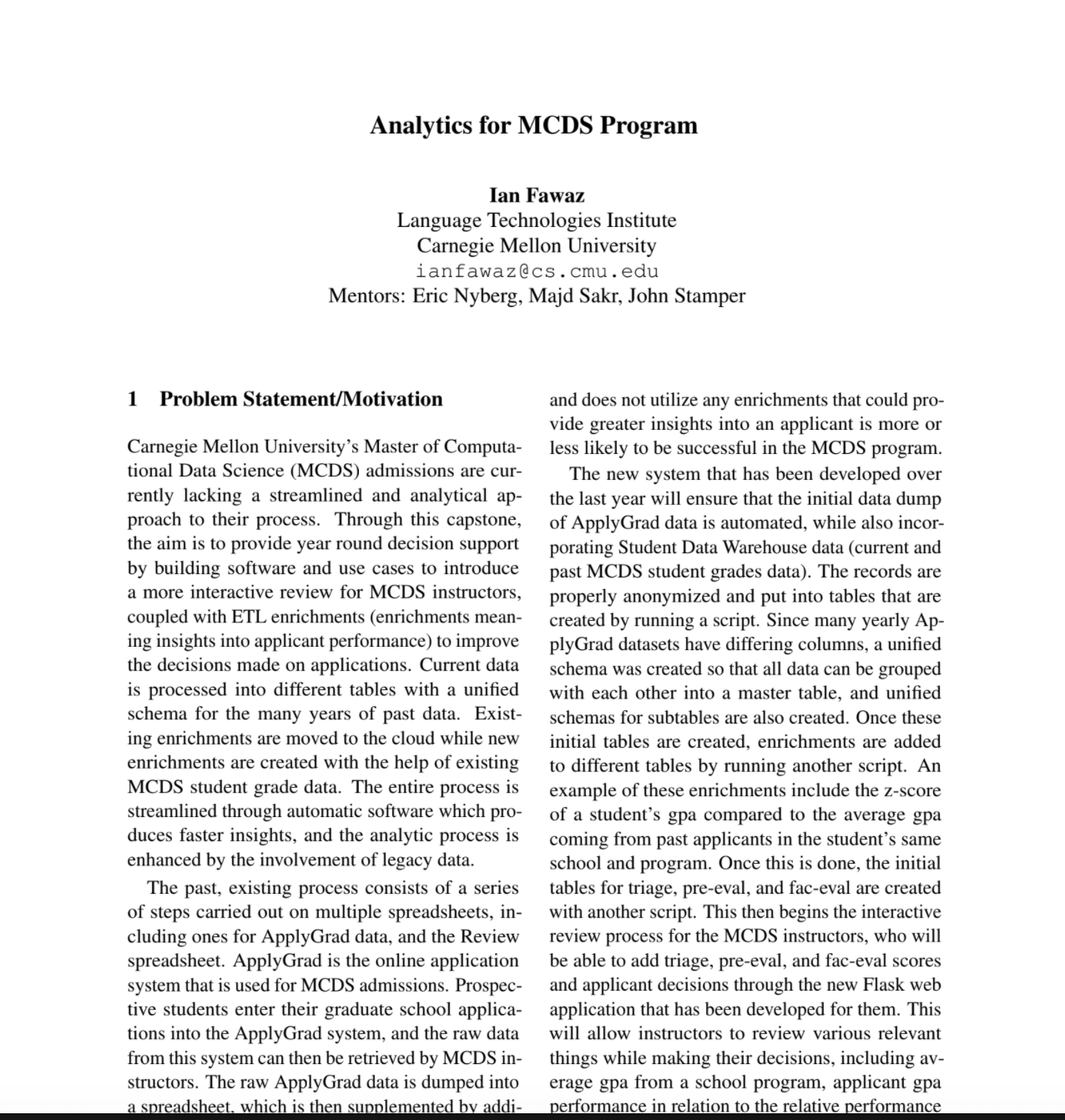 Literature review about the possibilities for design
