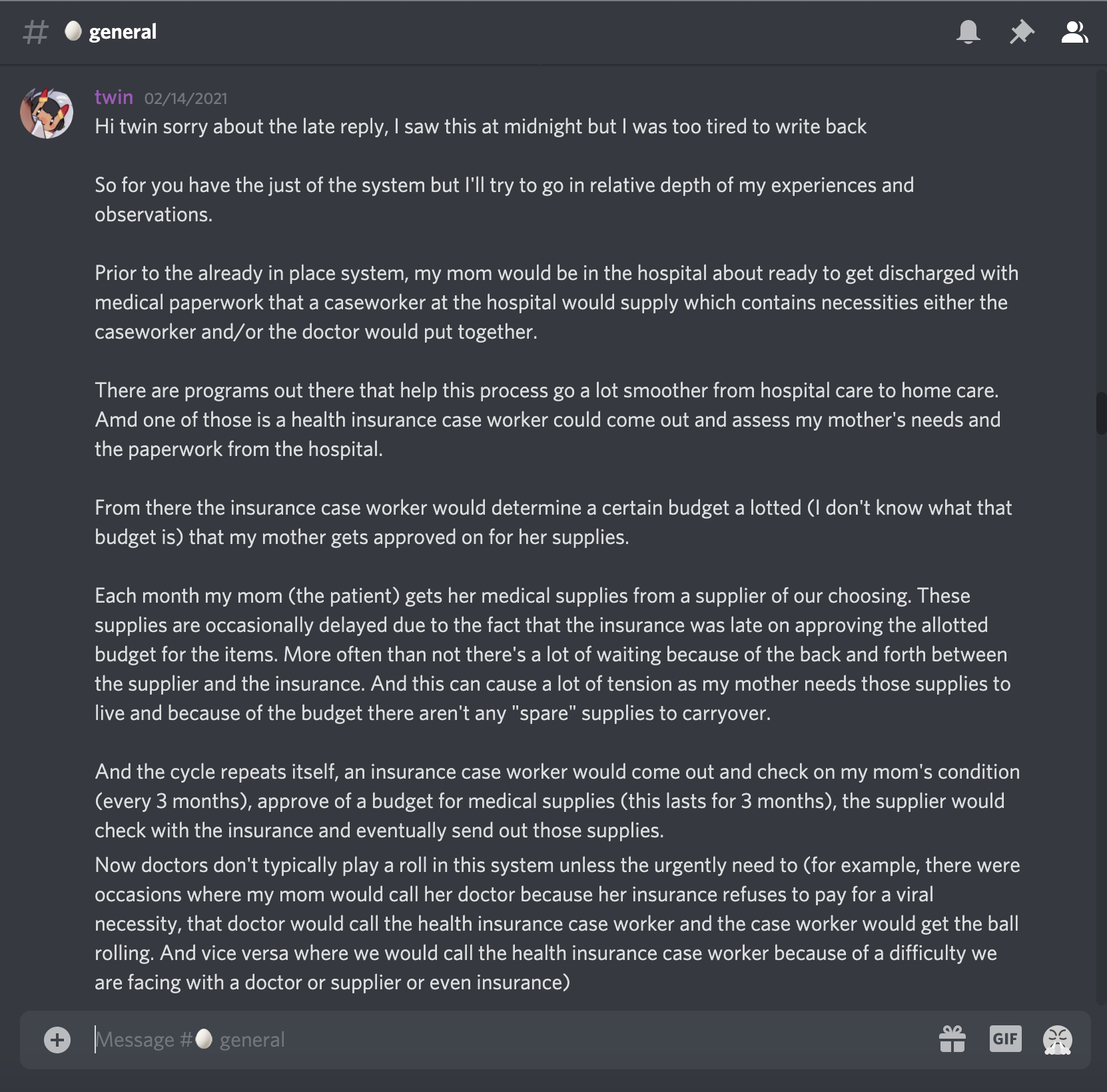 Reply to Initial Questions