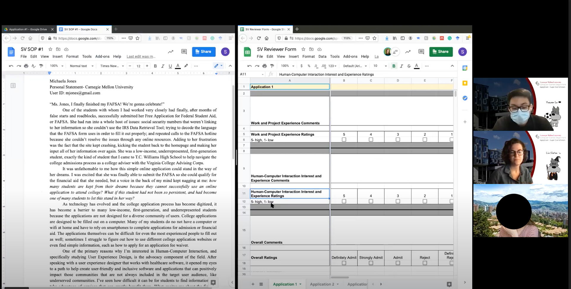 1st Application - normal review
