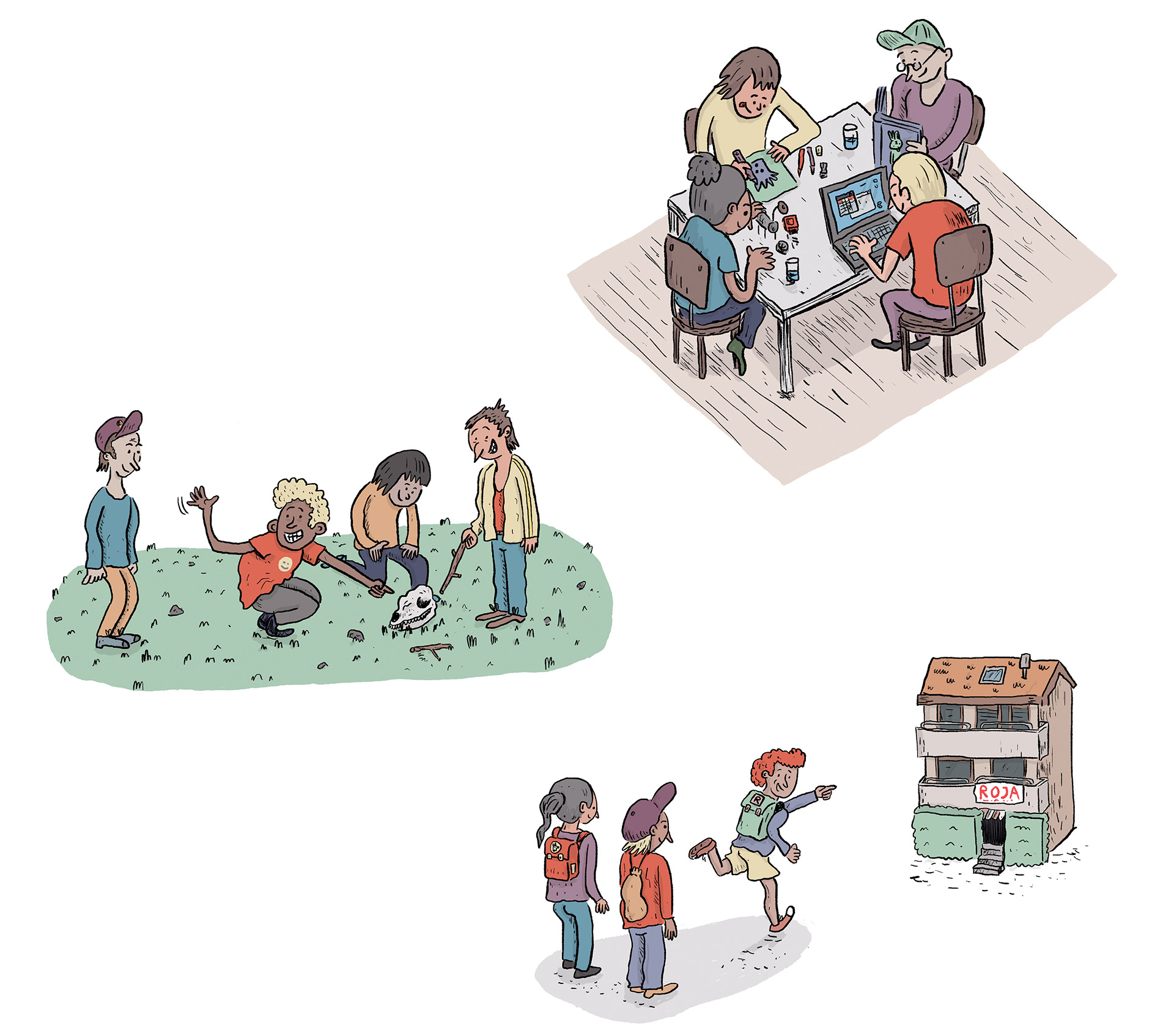 Roja Illustration Leitbild
