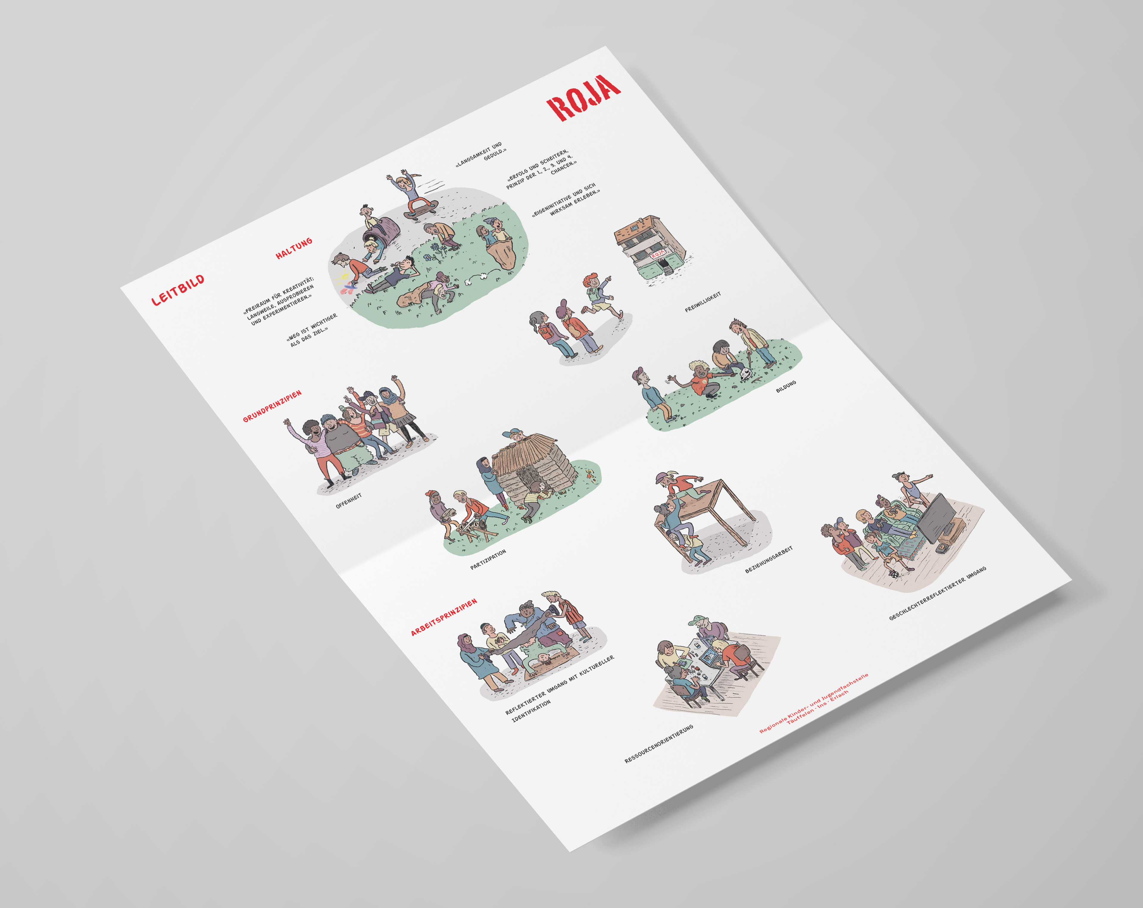 Roja Illustration flyer