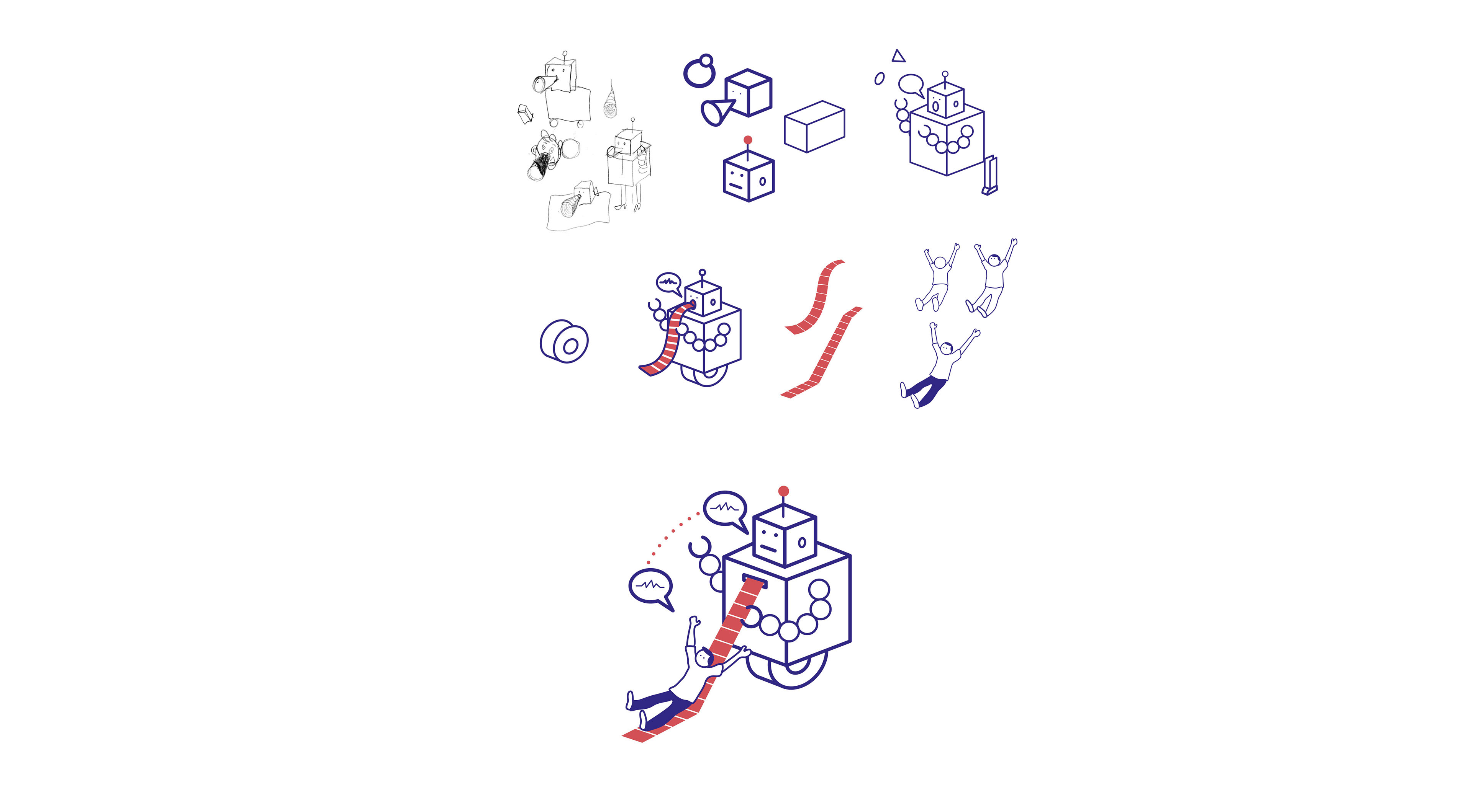 making of icon Digital swirterland leap