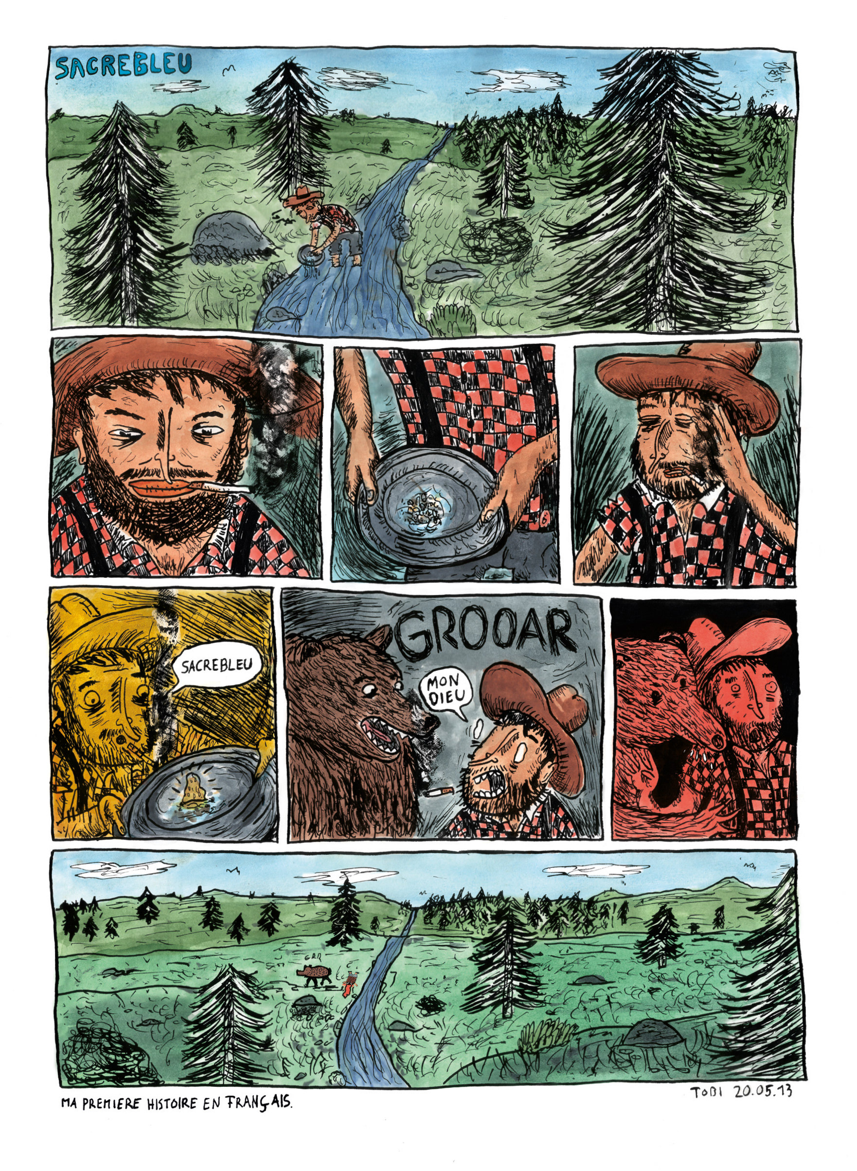 comic le dévaloir pepité tobias aeschbacher