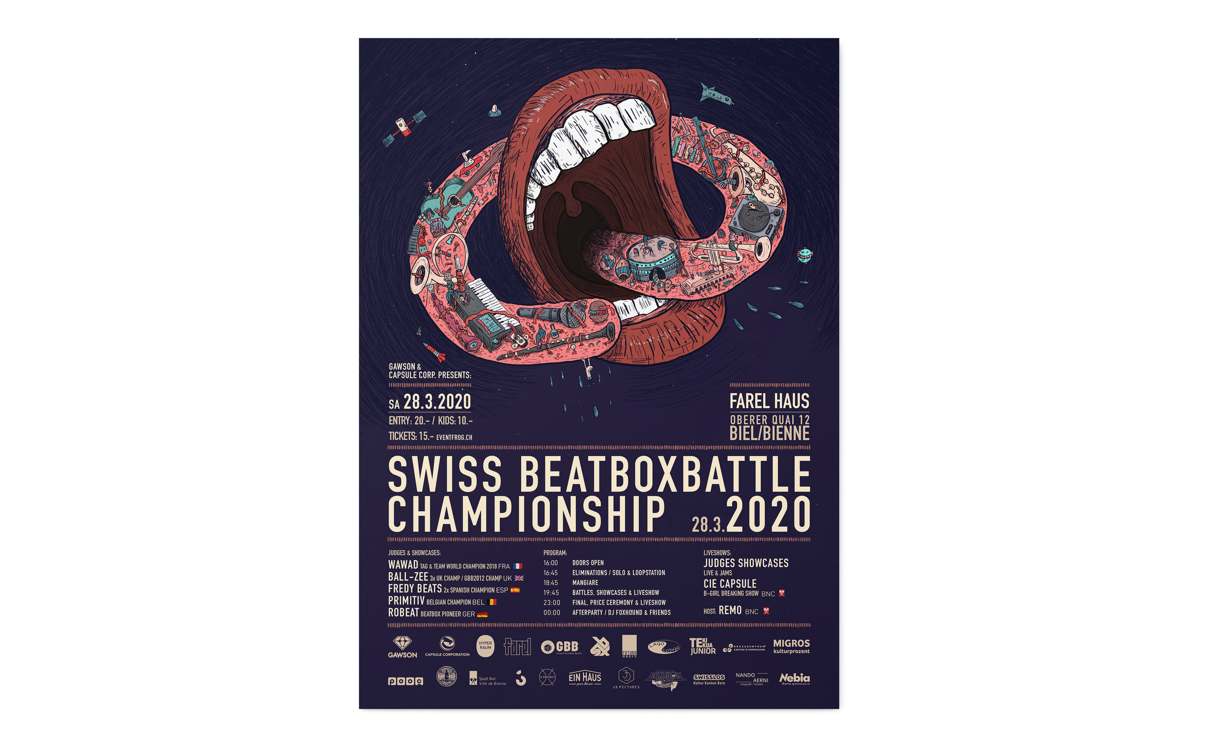 visualisierung Poster Beatbox championship